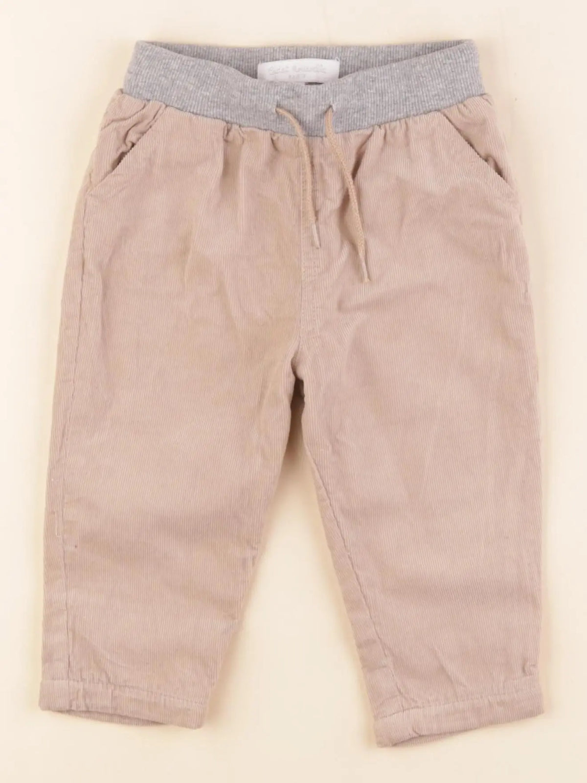 Cadet Rousselle - pantalon doublé marron - 12 mois