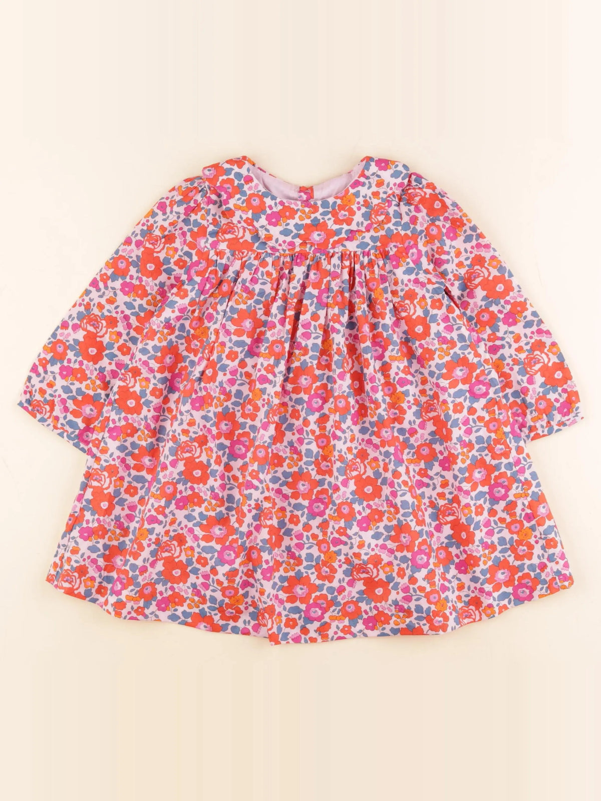 Jacadi - robe liberty rose - 24 mois