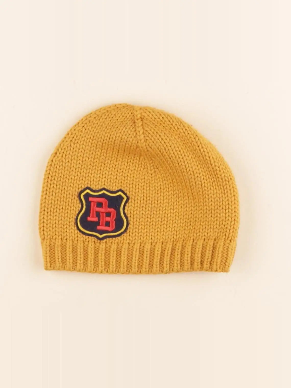 Petit Bateau - bonnet jaune - 2/4 ans