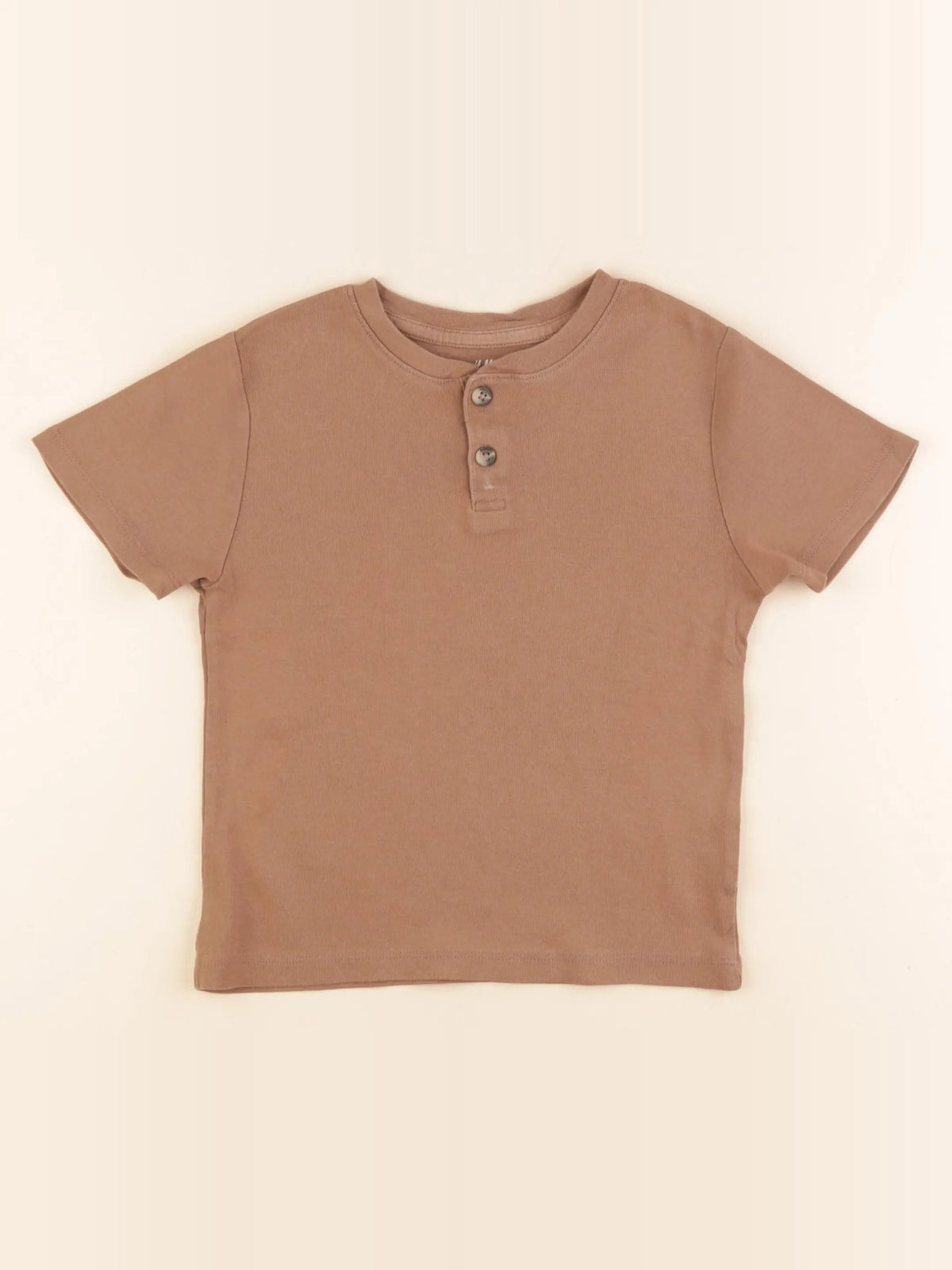 H&M - tee-shirt marron - 5/6 ans