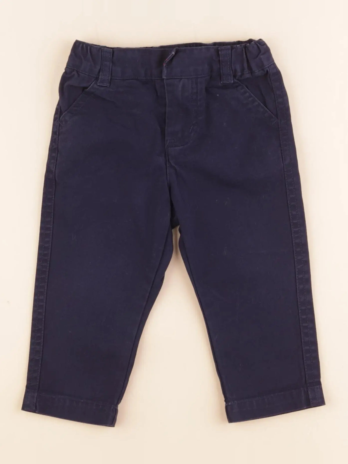 Jacadi - pantalon bleu - 12 mois