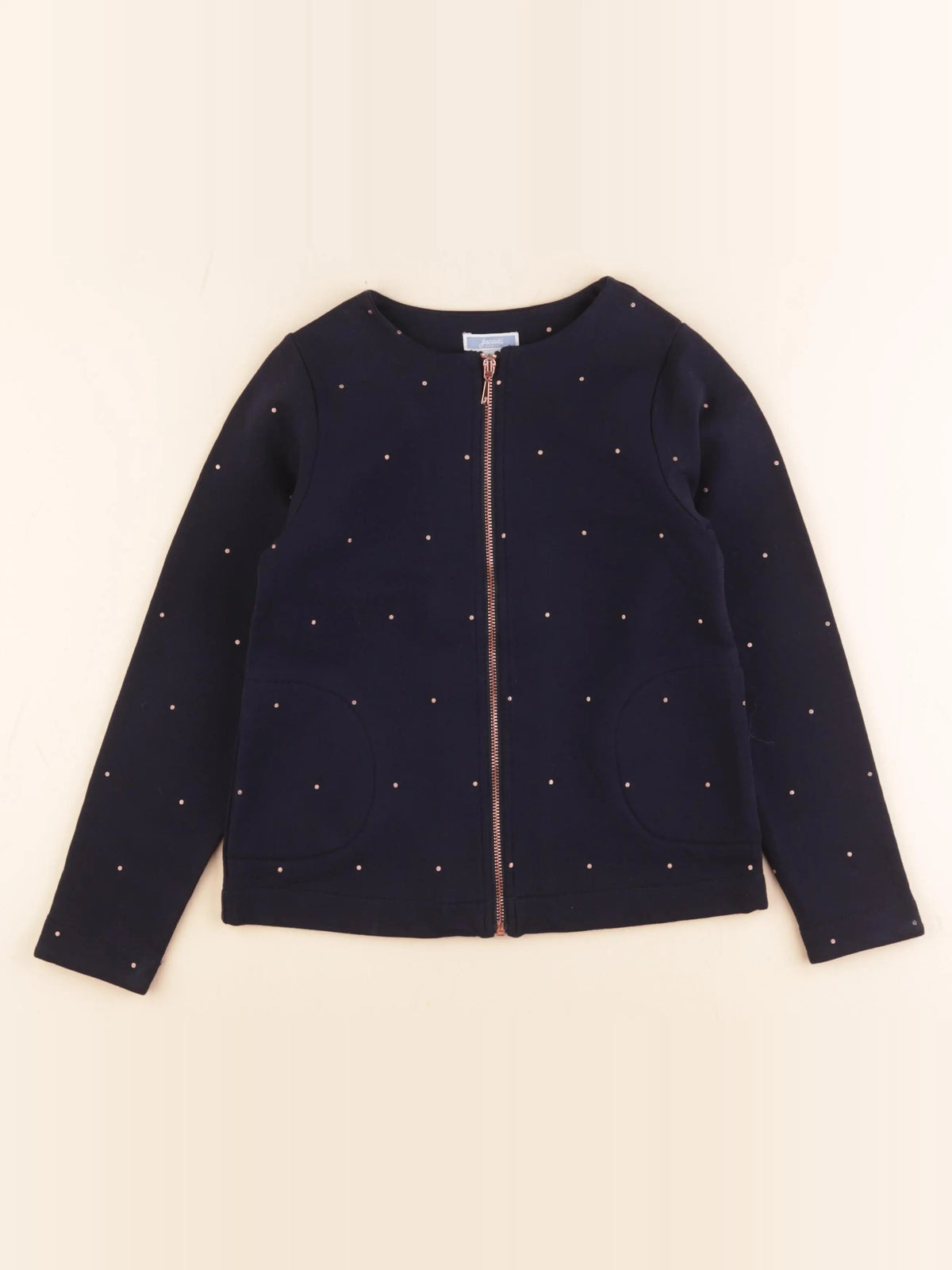 Jacadi - sweat bleu - 8 ans