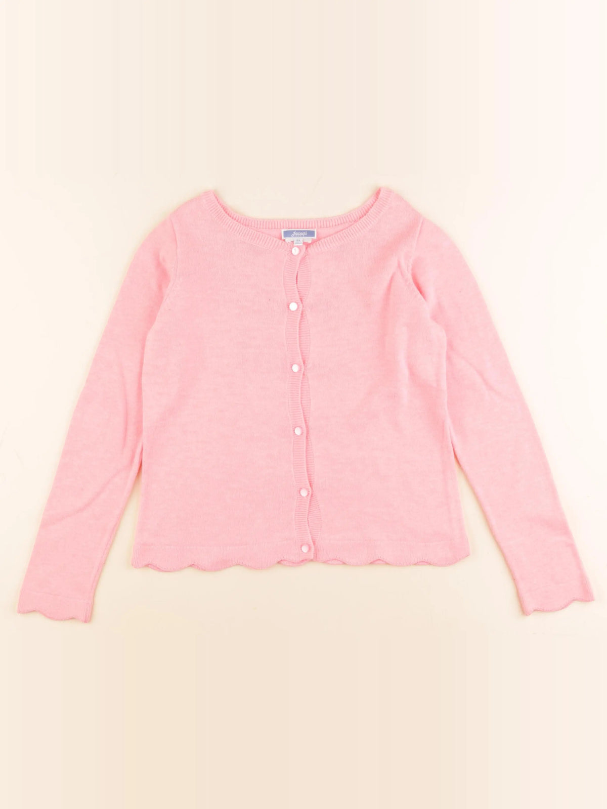 Jacadi - gilet rose - 8 ans