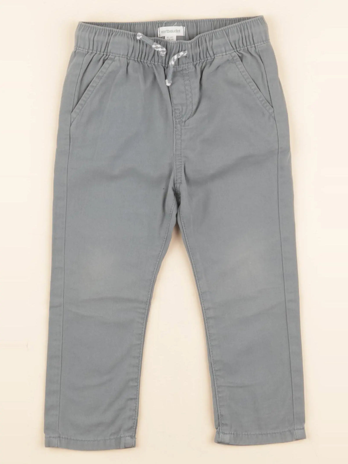 Vertbaudet - pantalon bleu - 18 mois