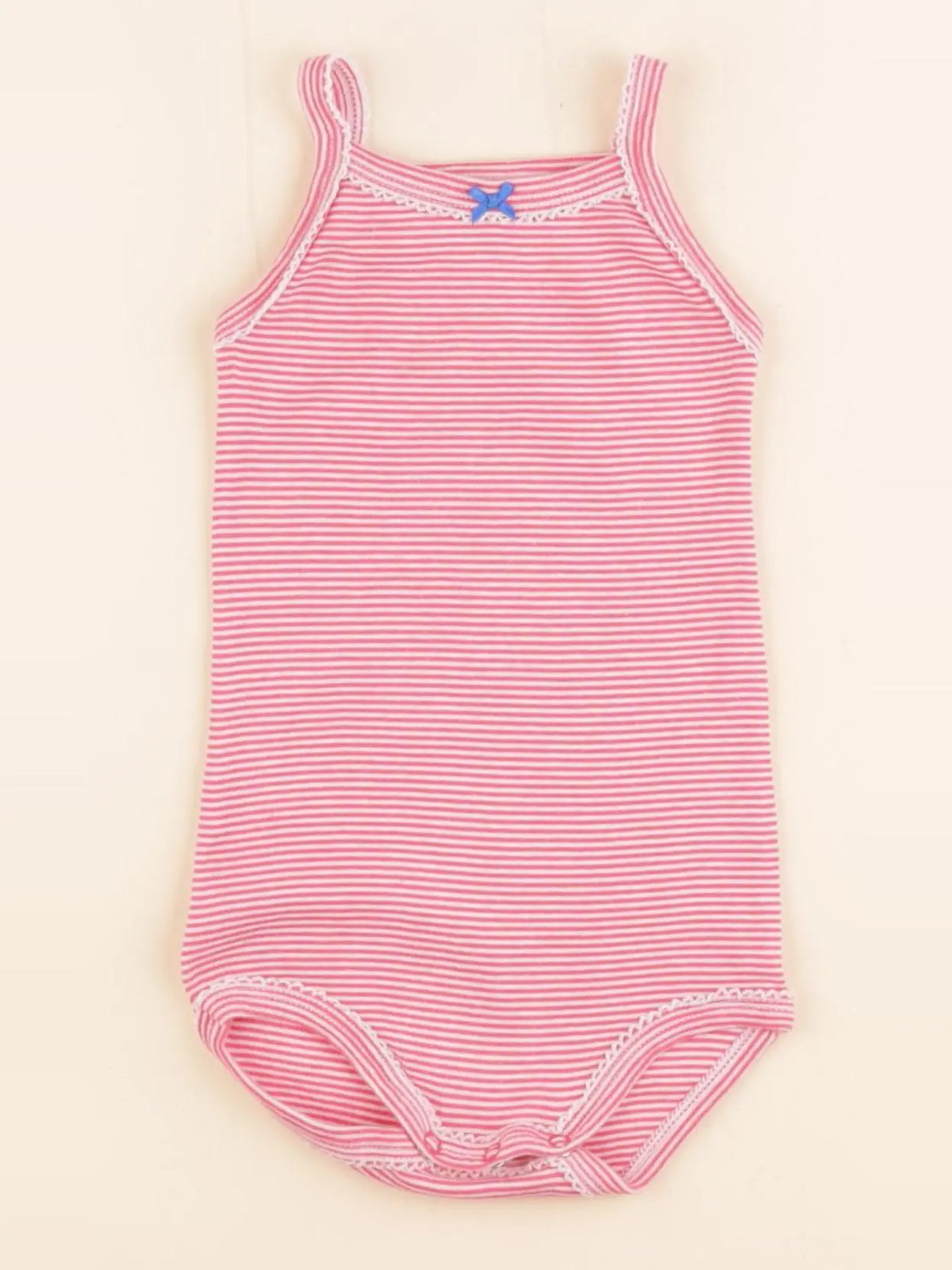 Petit Bateau - body rose - 12 mois