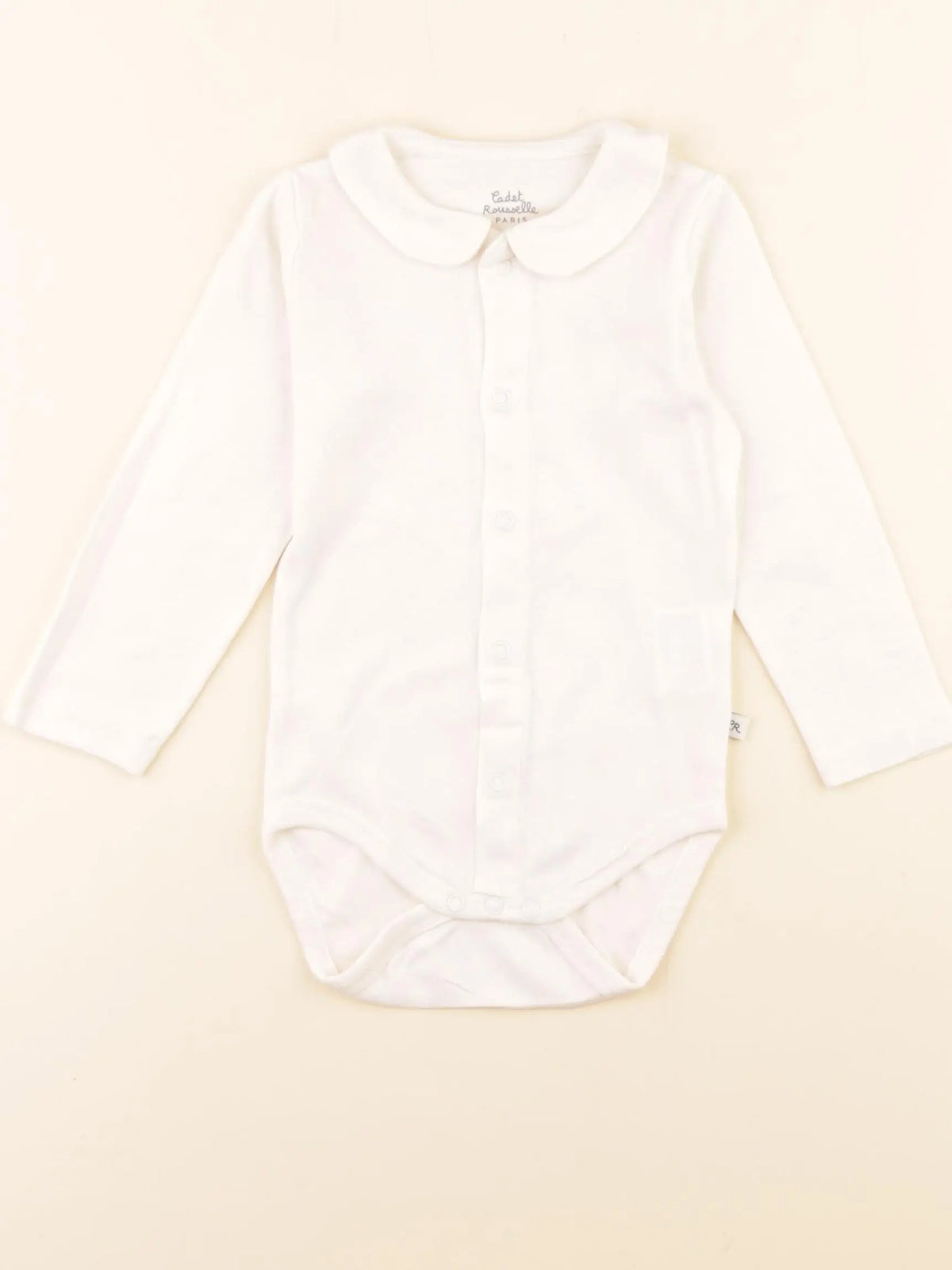 Cadet Rousselle - body à col beige - 18 mois