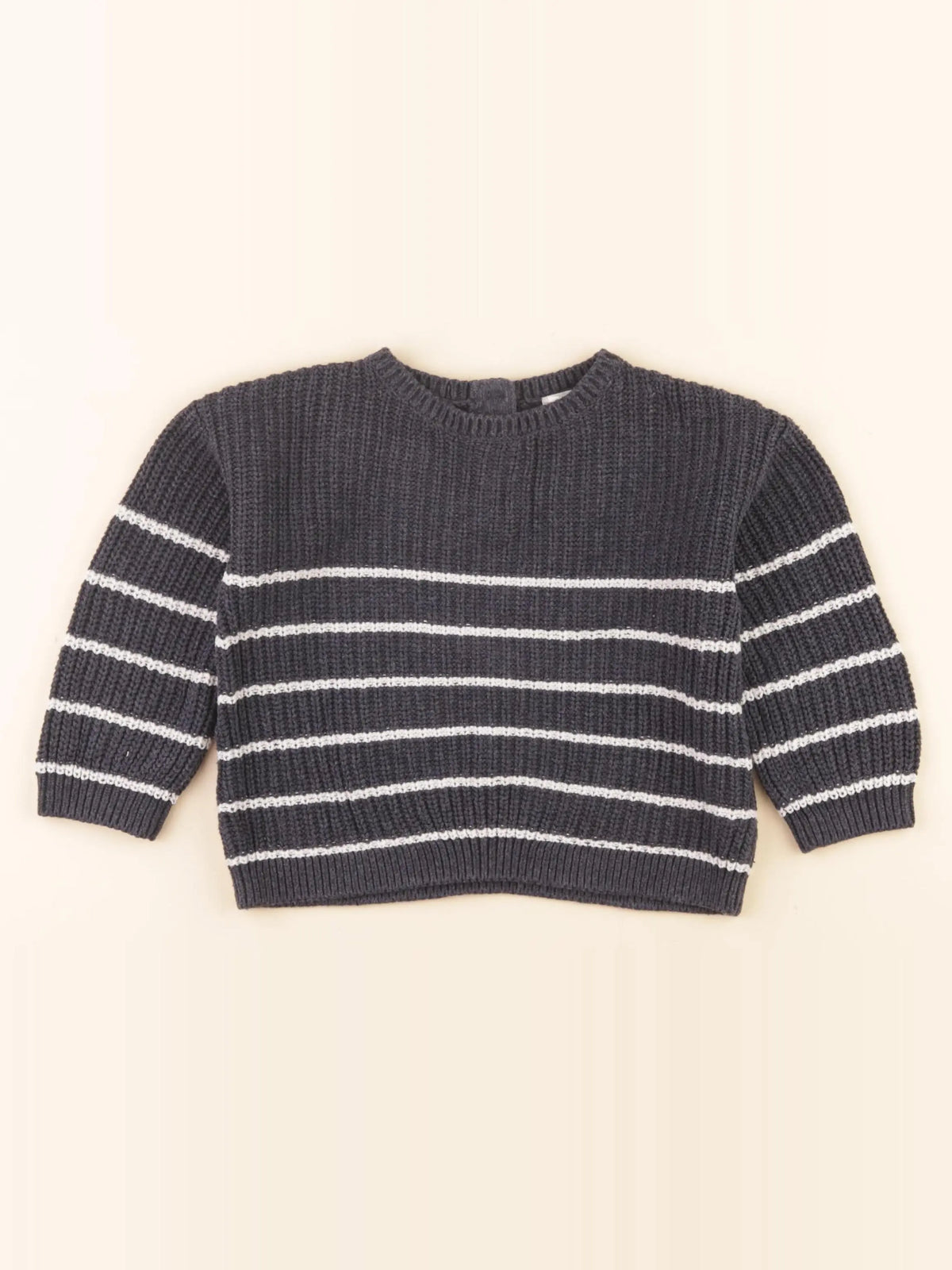 H&M - pull gris - 9/12 mois