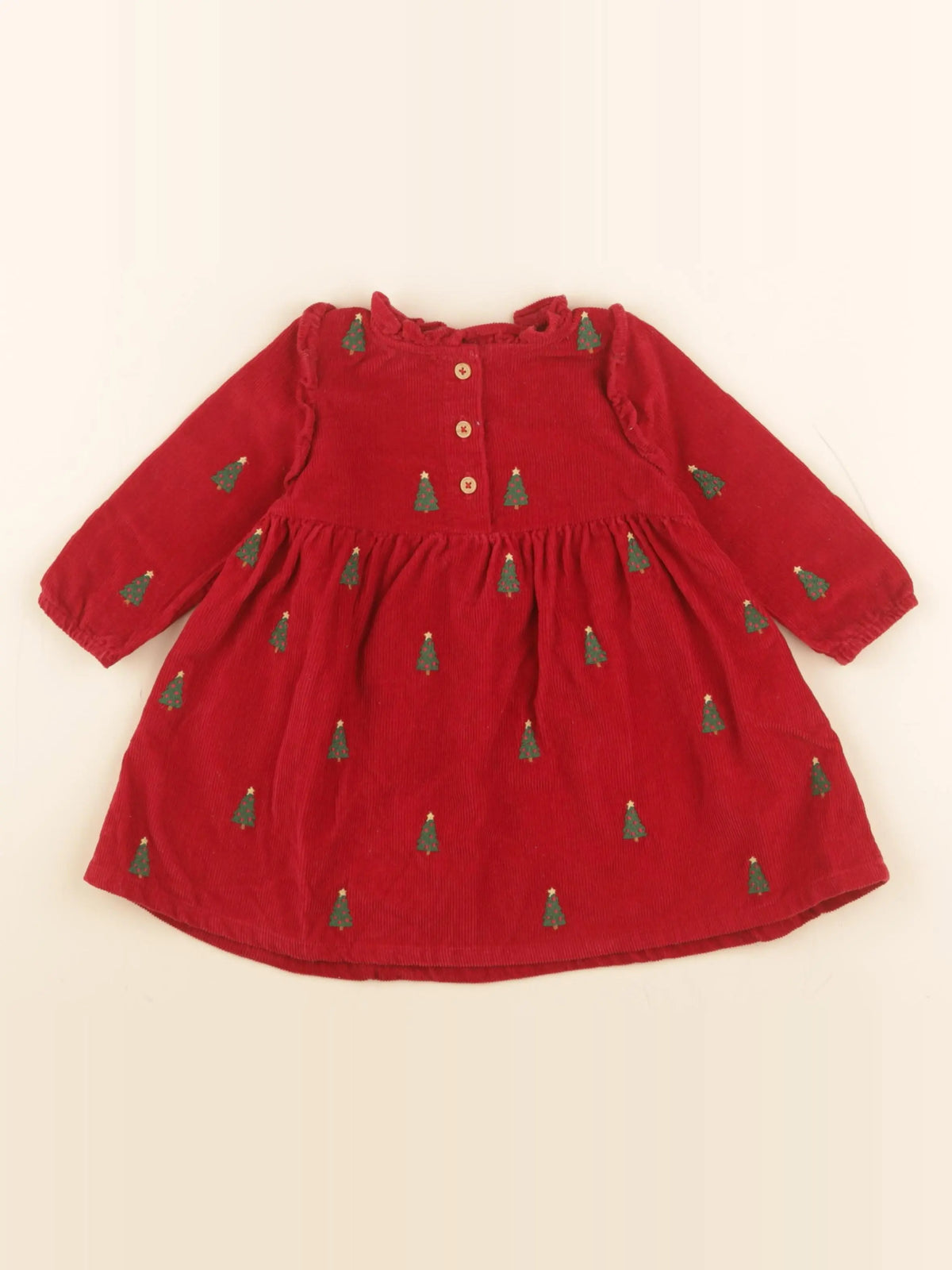 Boutchou - robe rouge - 9 mois