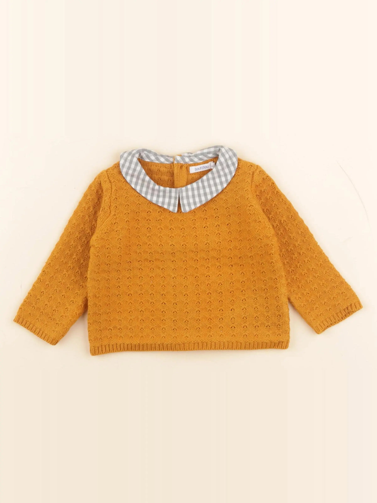 Boutchou - pull jaune - 6 mois