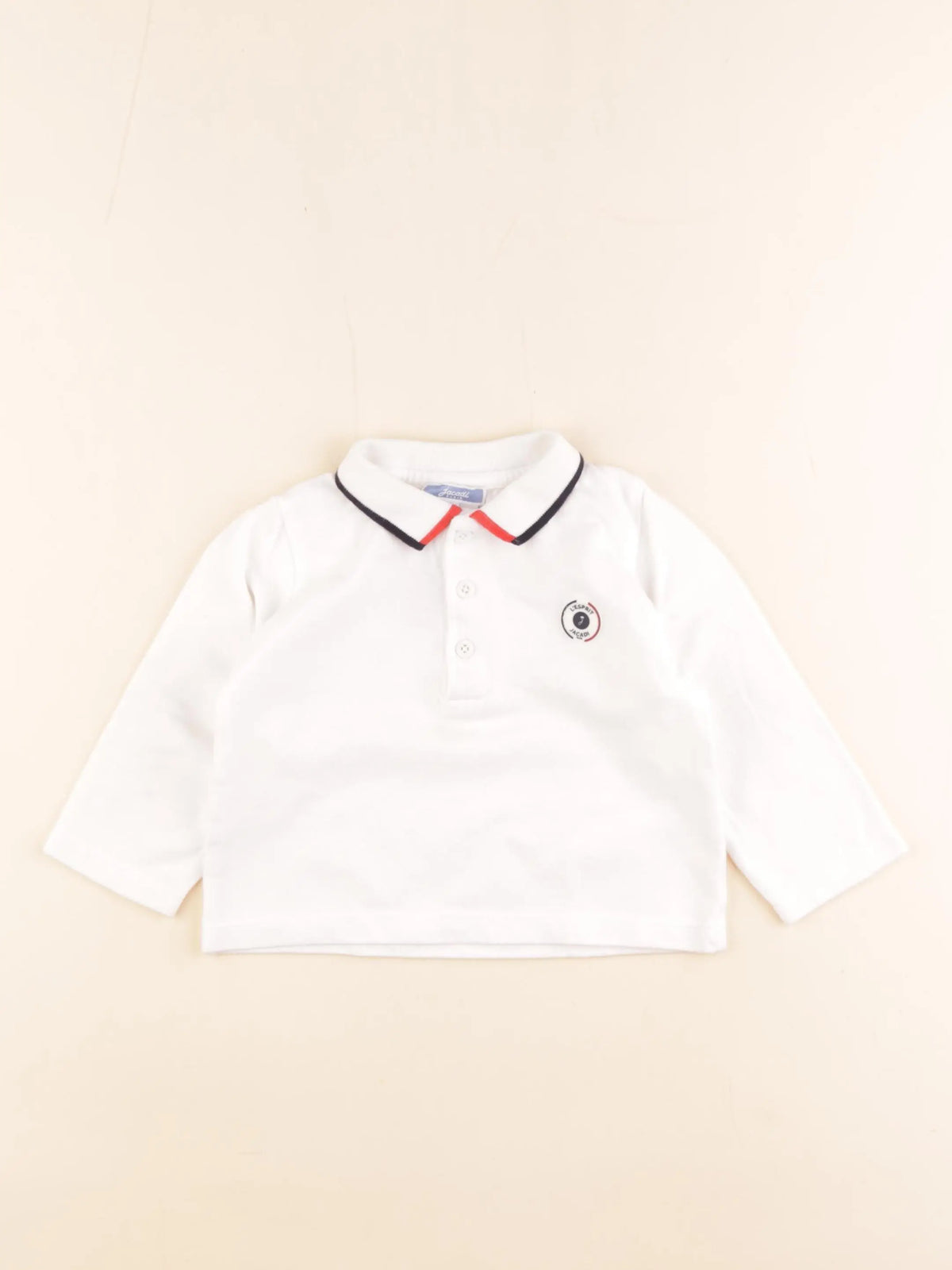 Jacadi - polo blanc - 18 mois