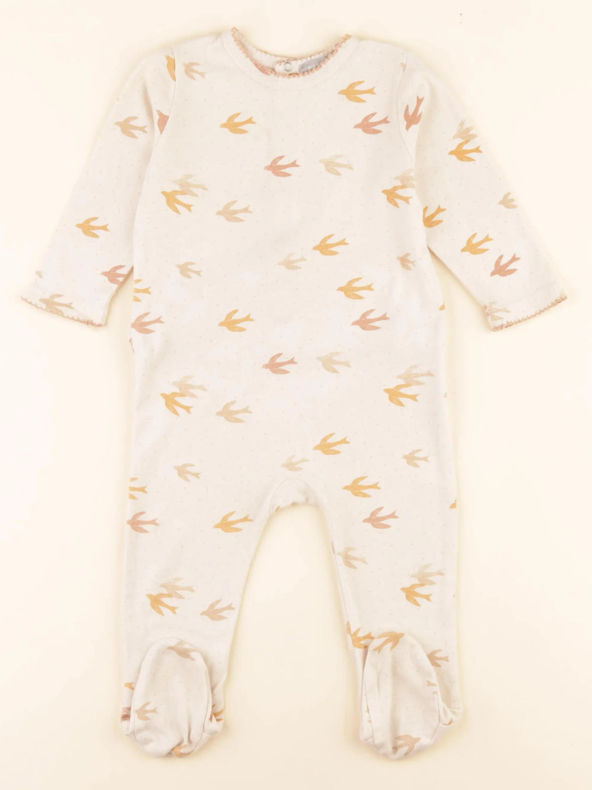Boutchou - pyjama coton beige - 12 mois