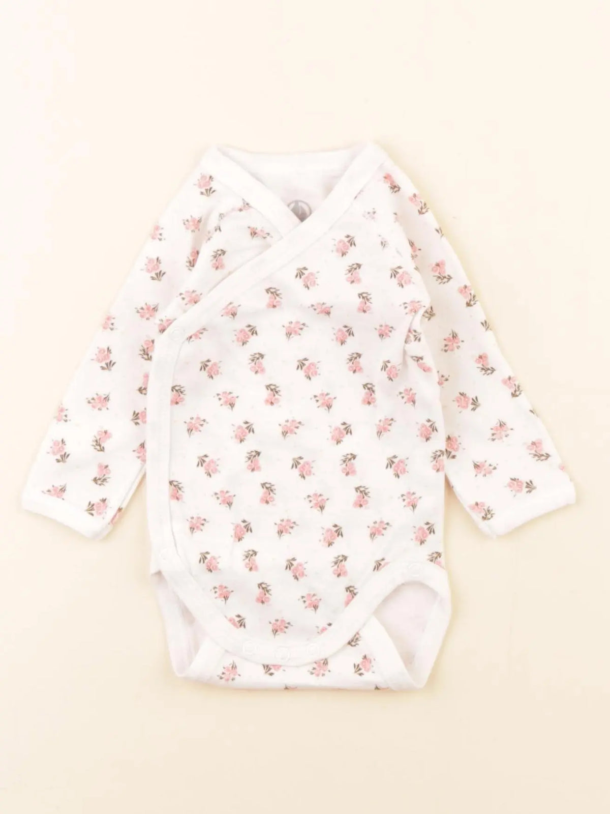 Petit Bateau - body rose - 1 mois