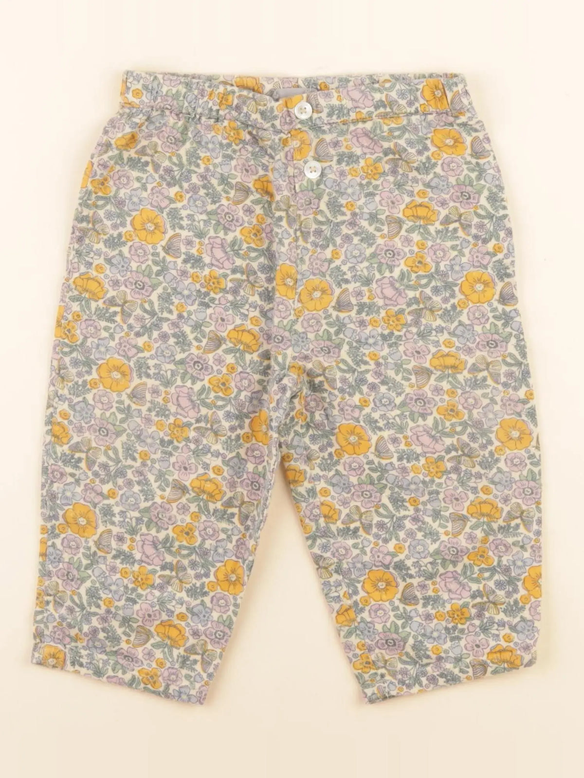 Boutchou - pantalon multicolore - 12 mois