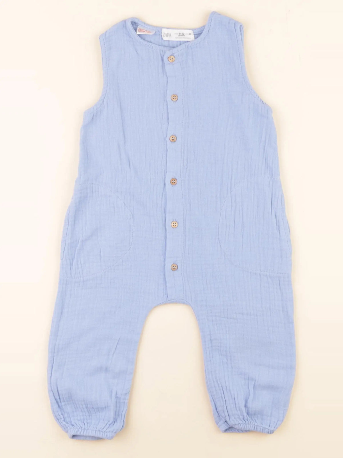 Zara - combinaison bleu - 9/12 mois