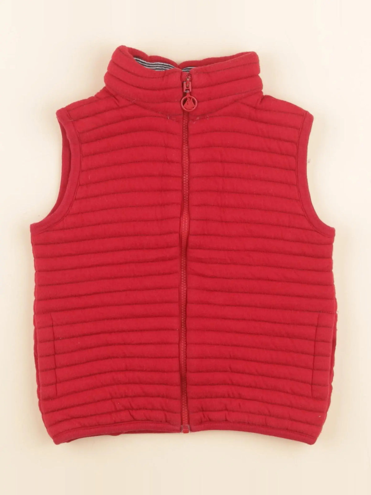 Petit Bateau - doudoune rouge - 3 ans