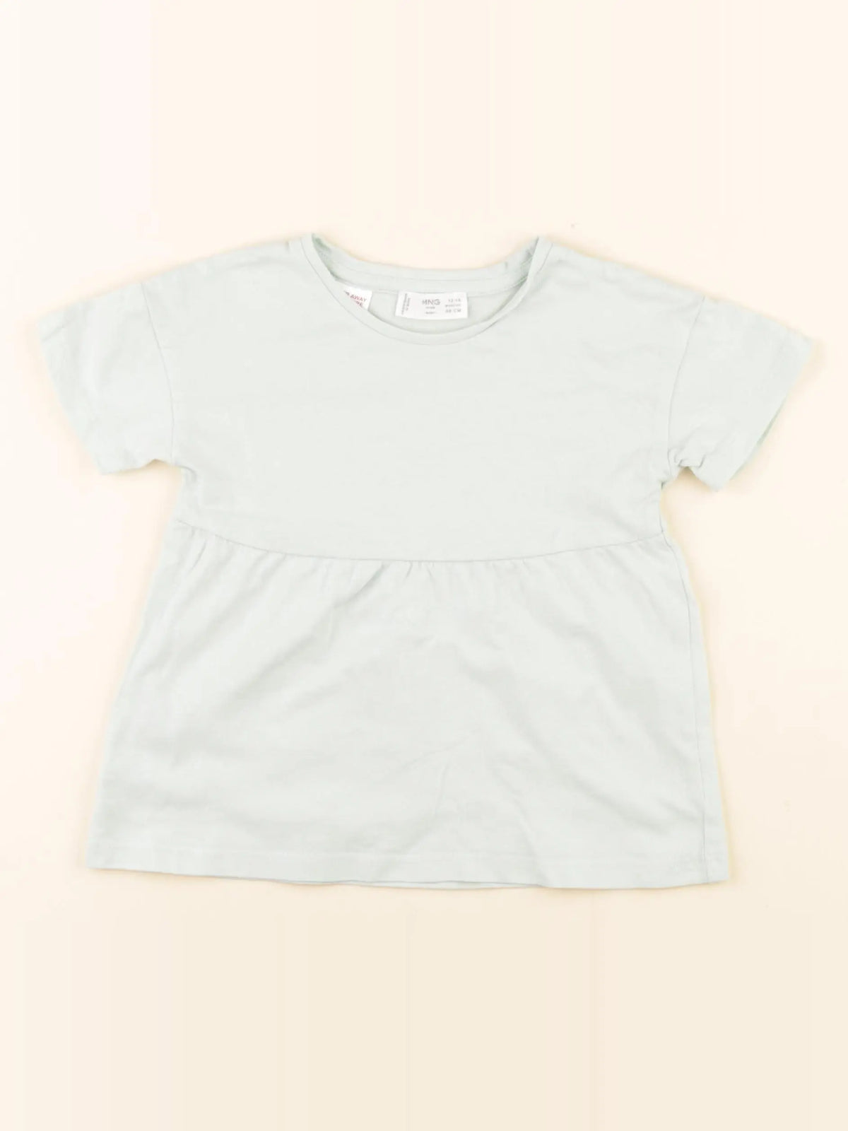 Mango - tee-shirt vert - 12/18 mois