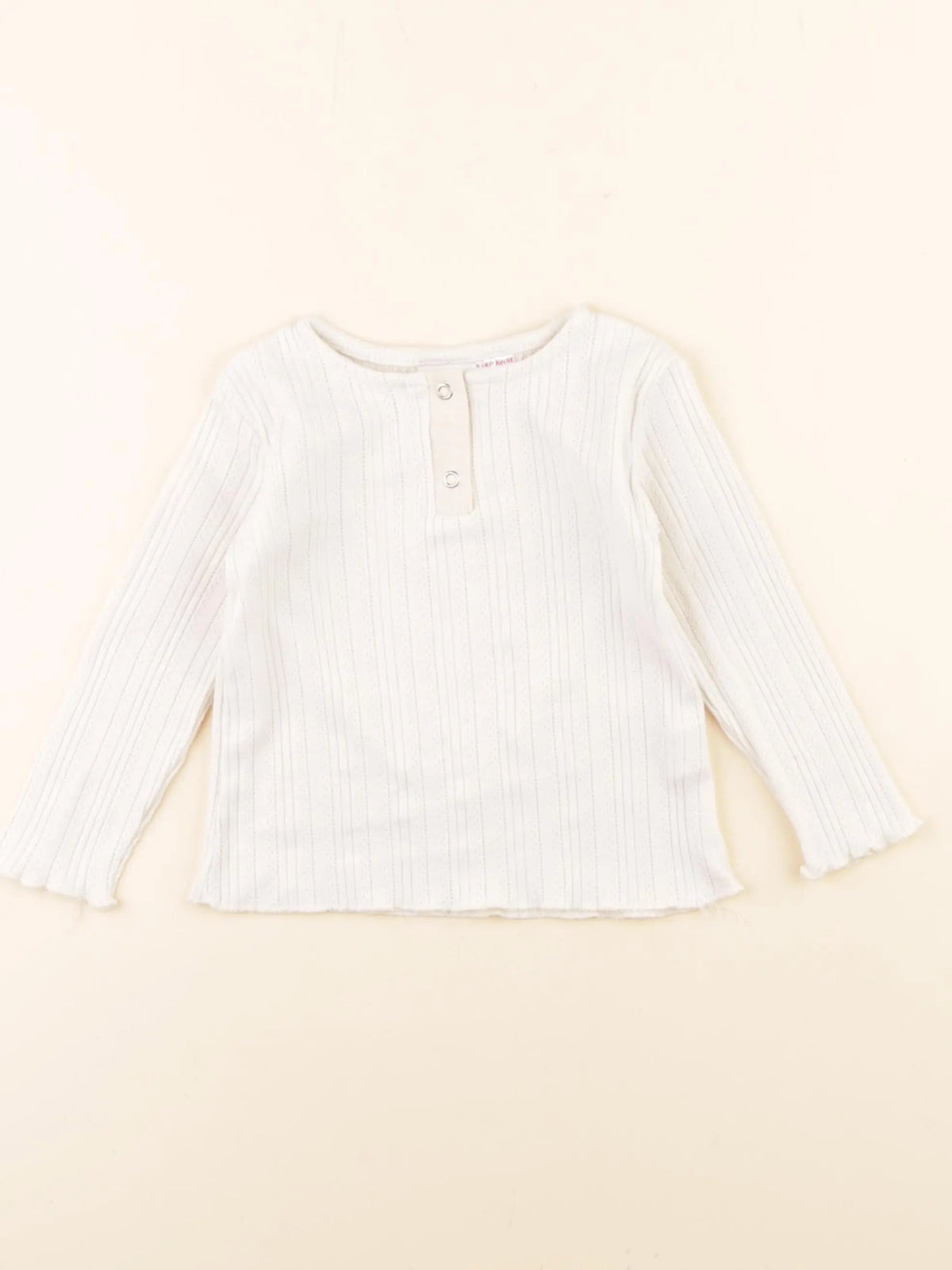Zara - tee-shirt beige - 18 mois