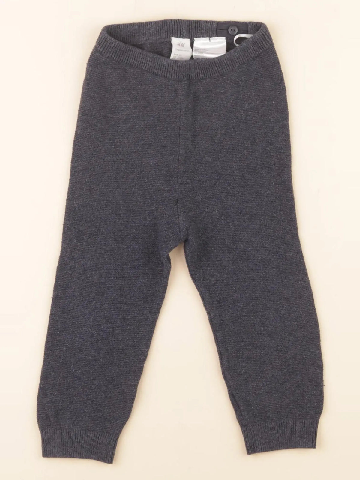 H&M - legging bleu - 9/12 mois