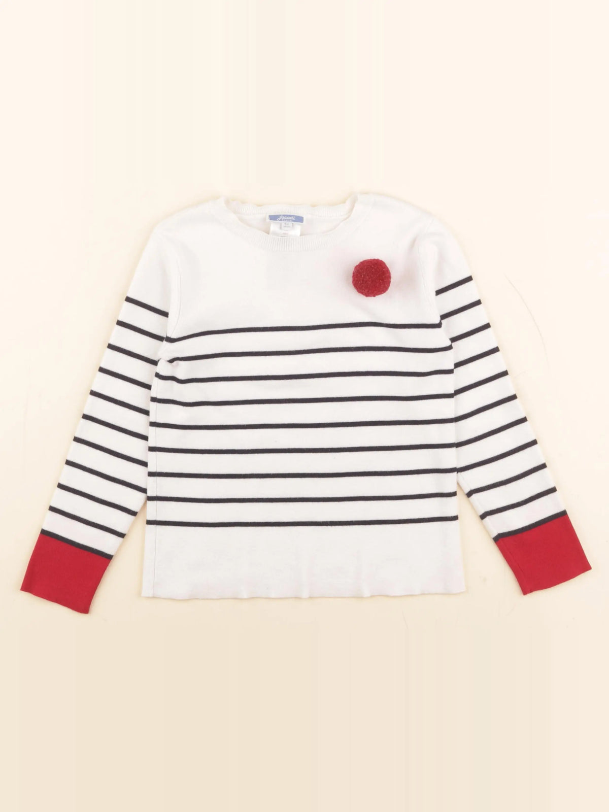 Jacadi - pull blanc - 6 ans