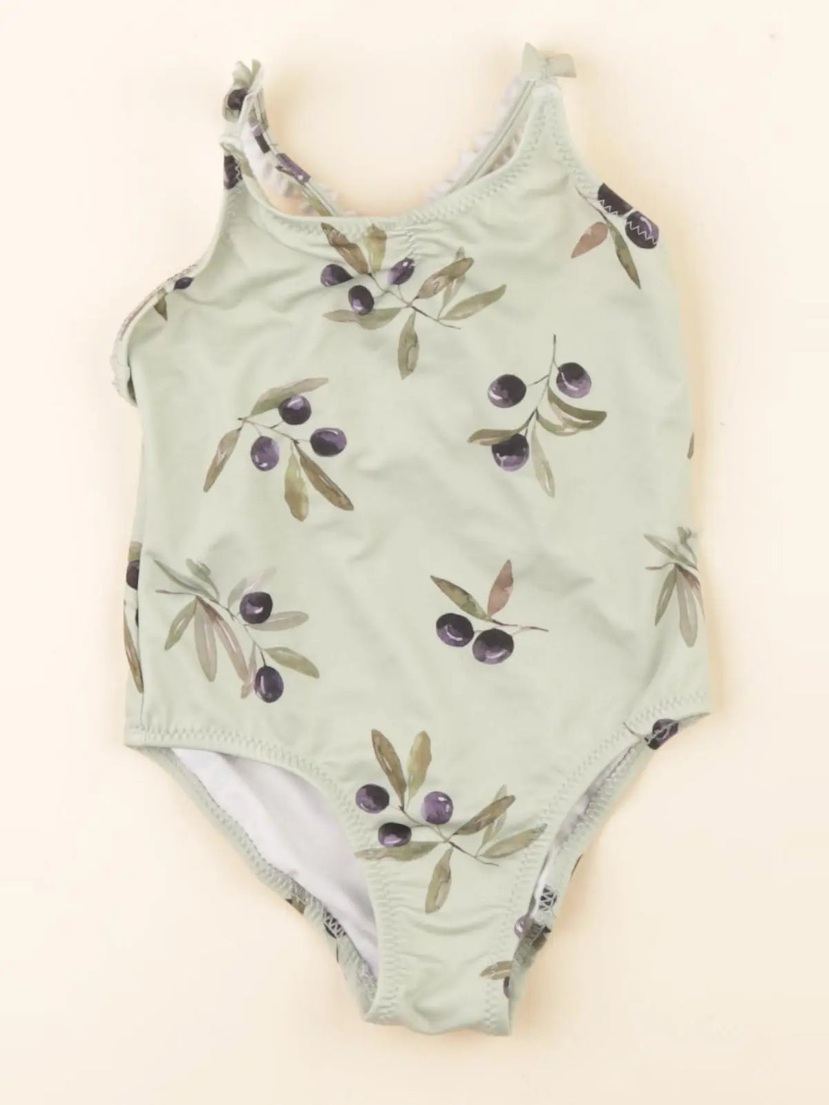 Zara - maillot de bain vert - 12/24 mois