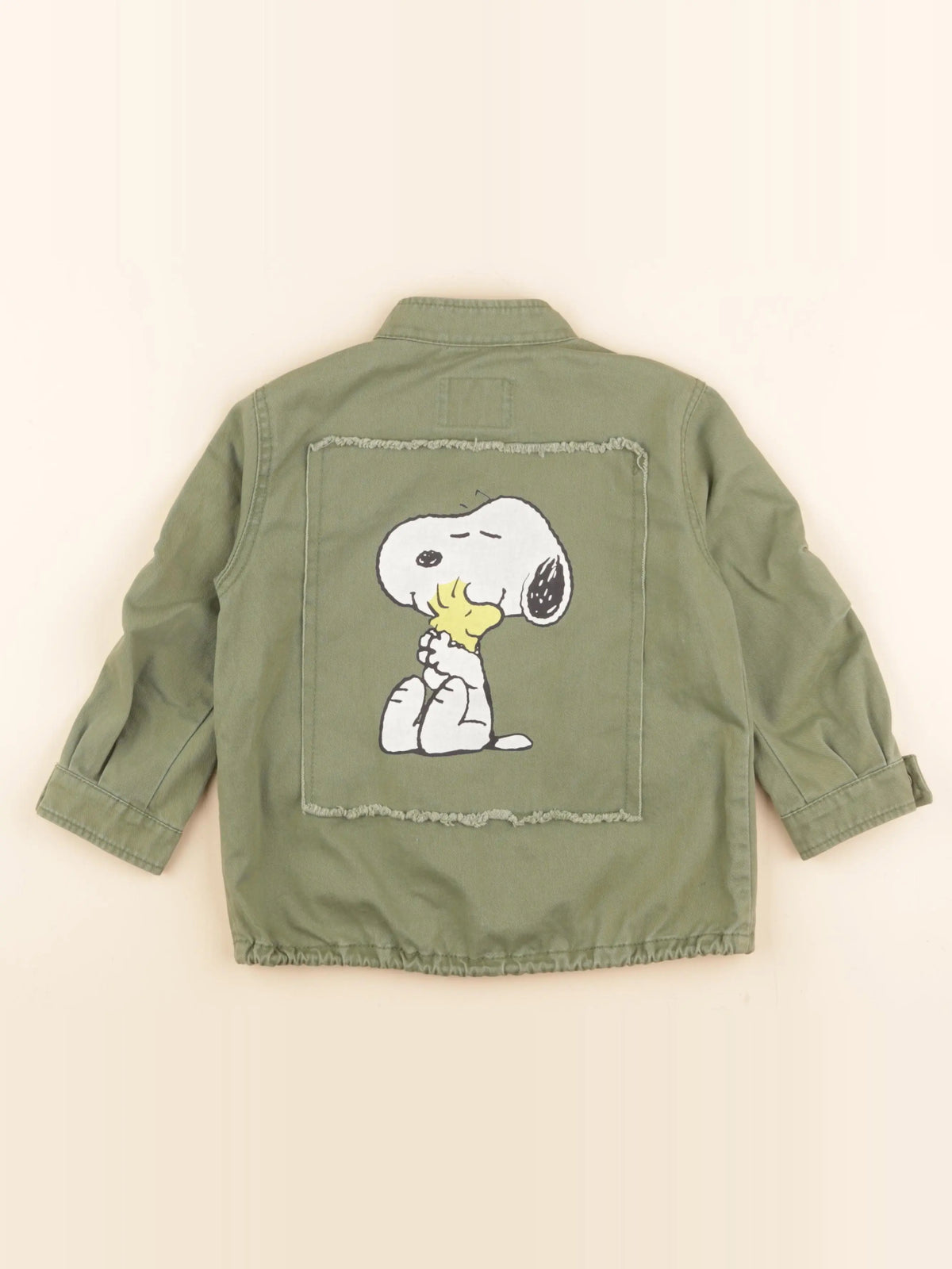 Zara - veste imprimé au dos vert - 4 ans