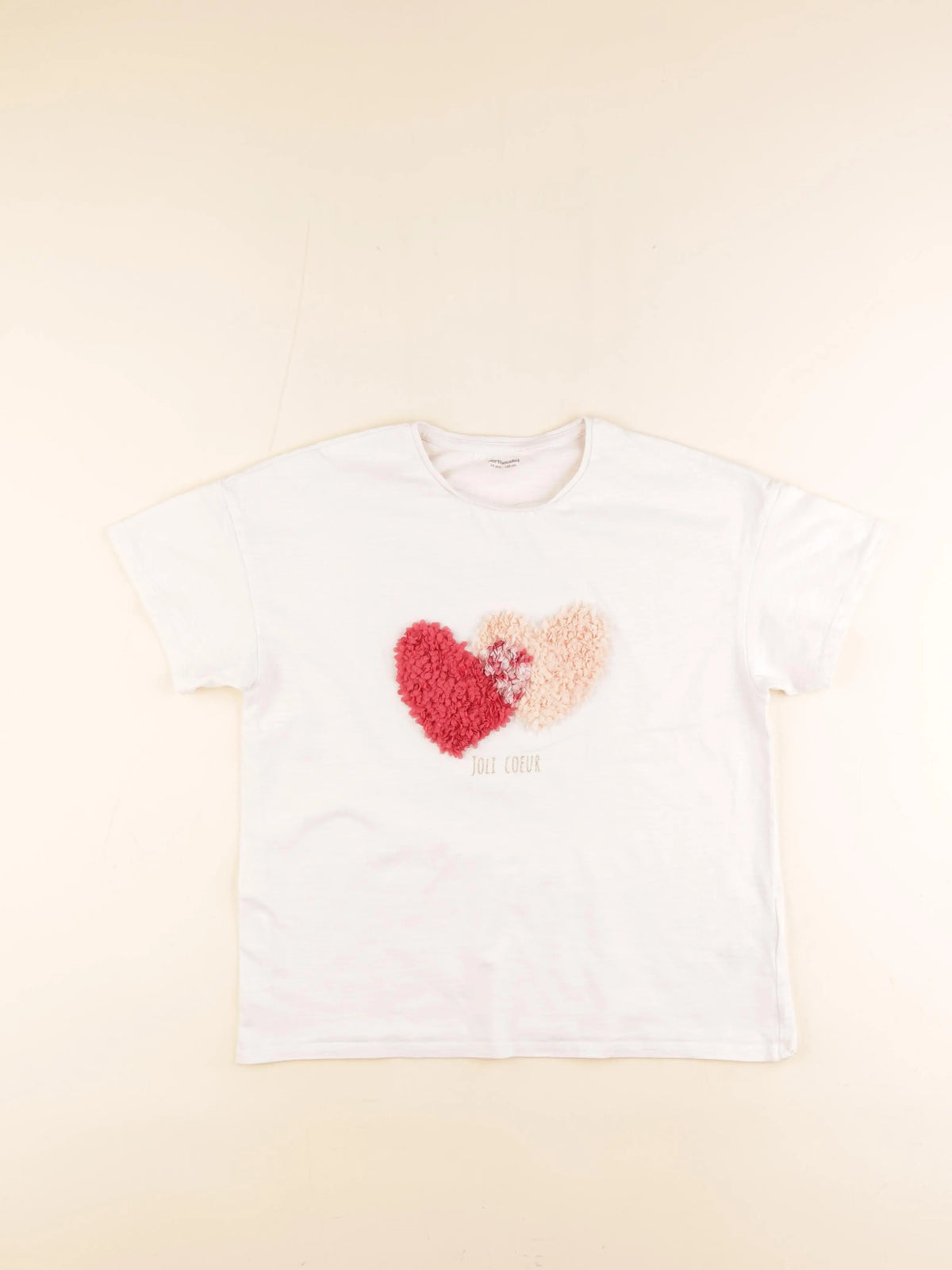 Vertbaudet - tee-shirt blanc - 14 ans