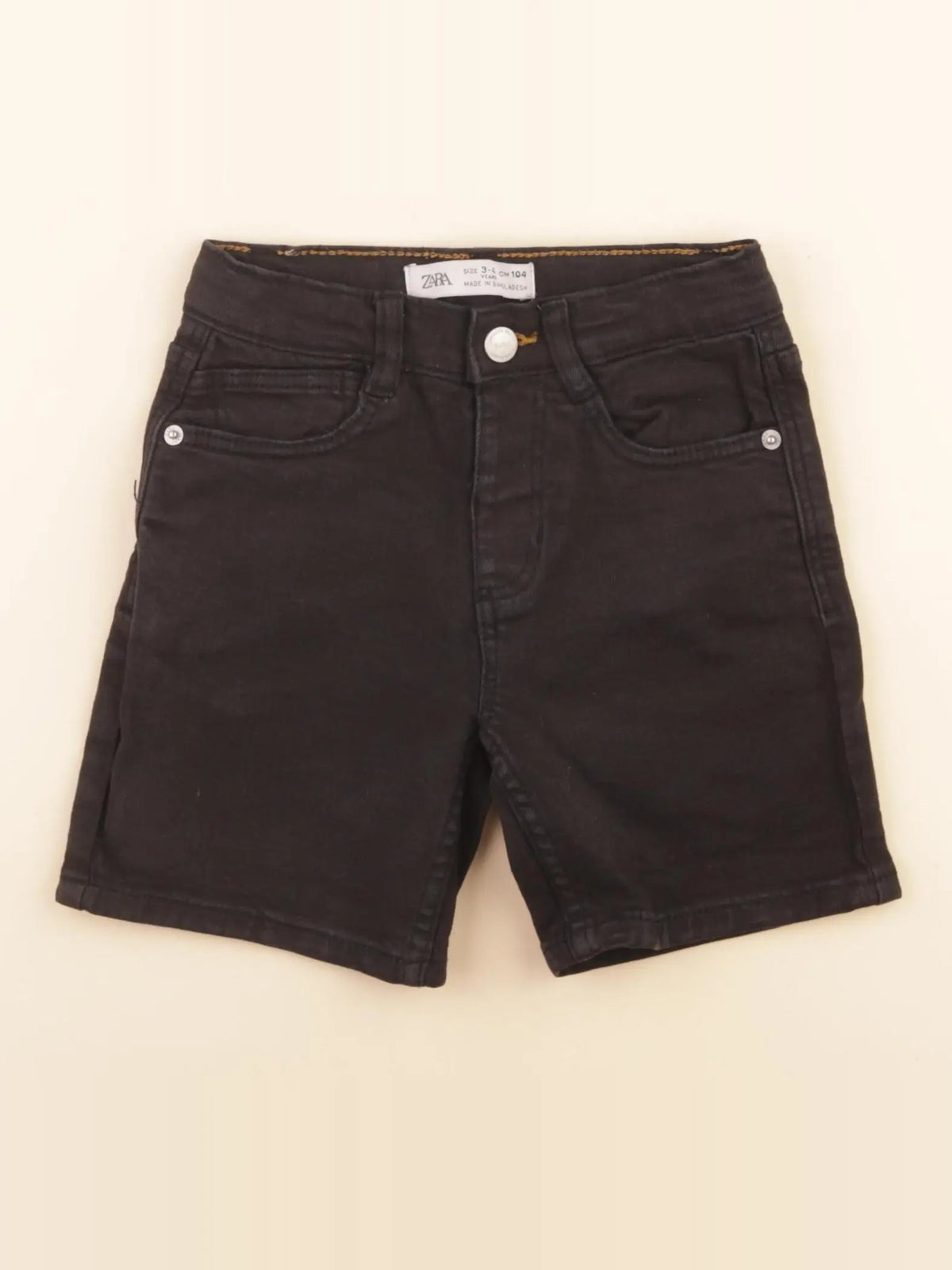 Zara - short noir - 3/4 ans