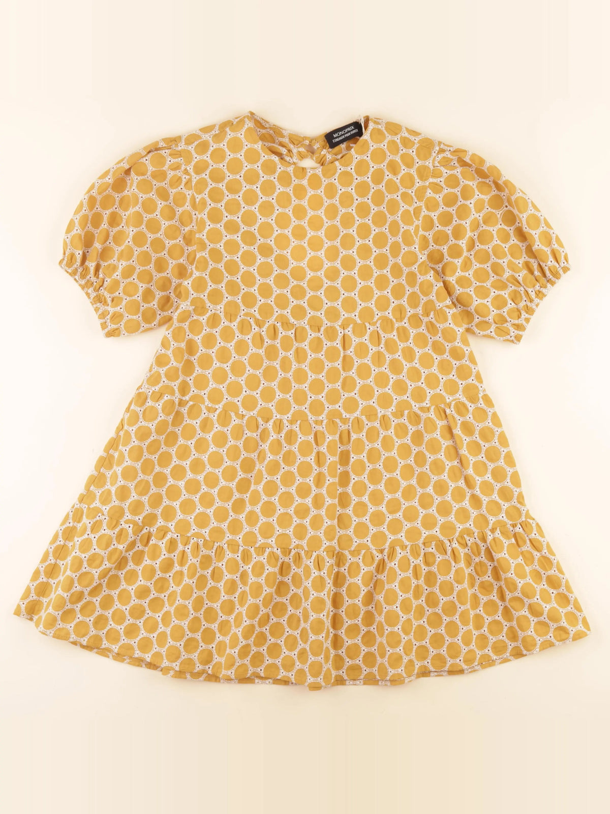 Monoprix - robe jaune - 8 ans