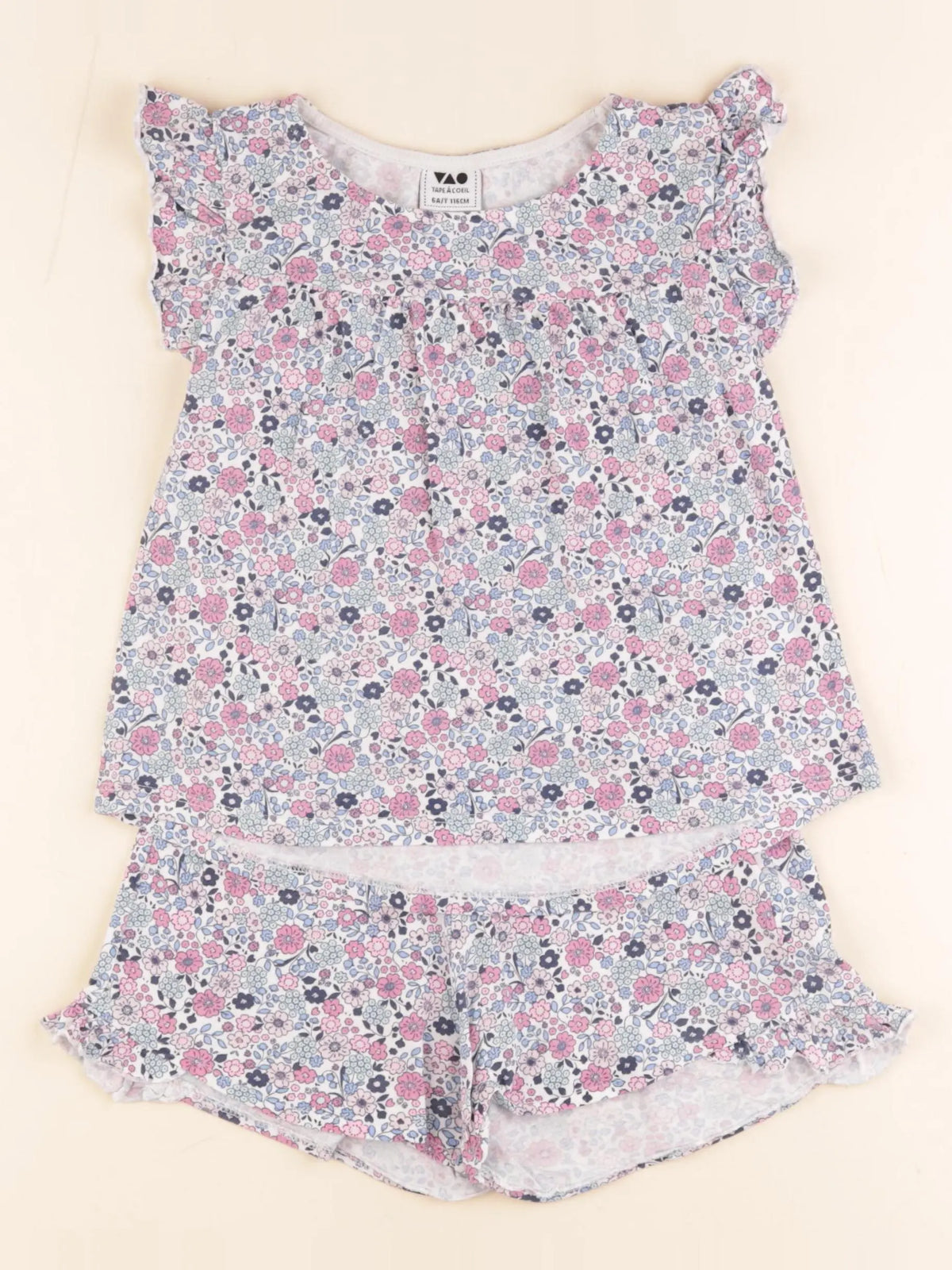 Tape à l'oeil - pyjama coton bleu - 6 ans