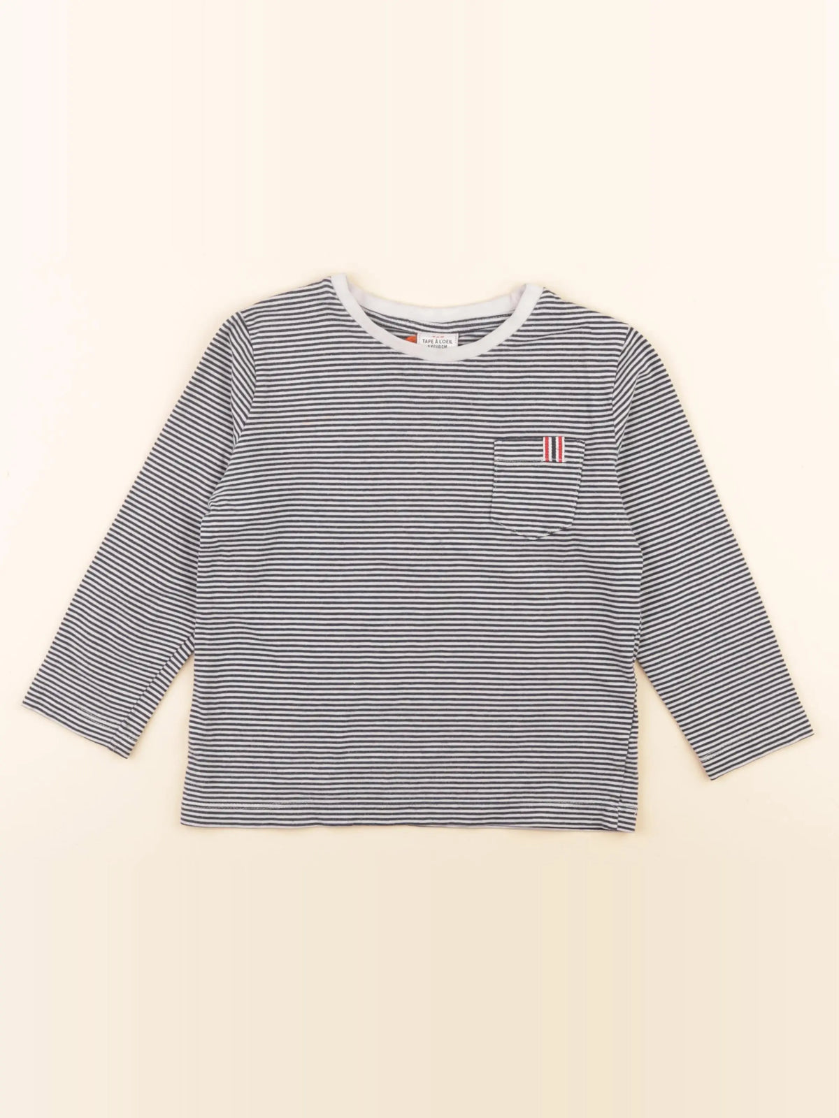 Tape à l'oeil - tee-shirt blanc, bleu - 5 ans