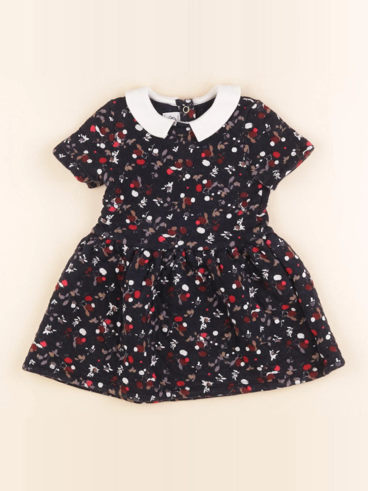 Petit Bateau - robe bleu - 3 ans
