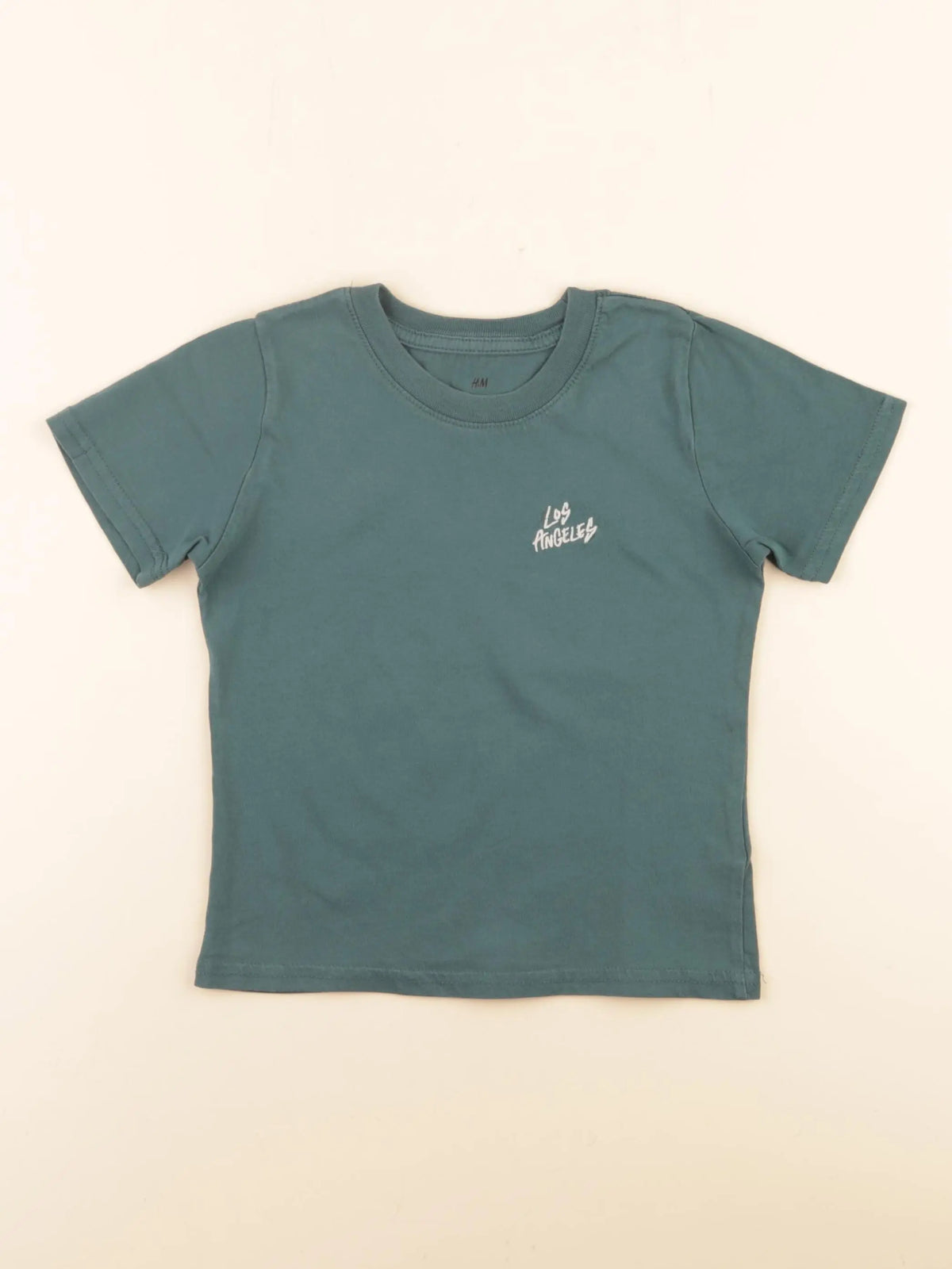 H&M - tee-shirt bleu - 2/4 ans