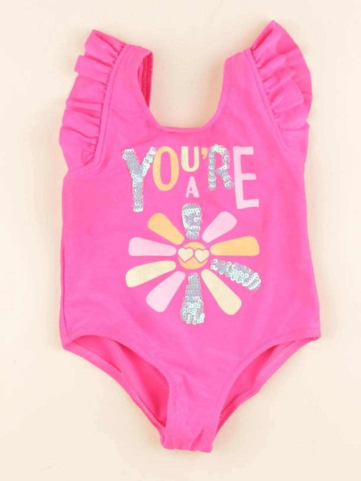 Billie Blush - maillot de bain rose - 3 ans