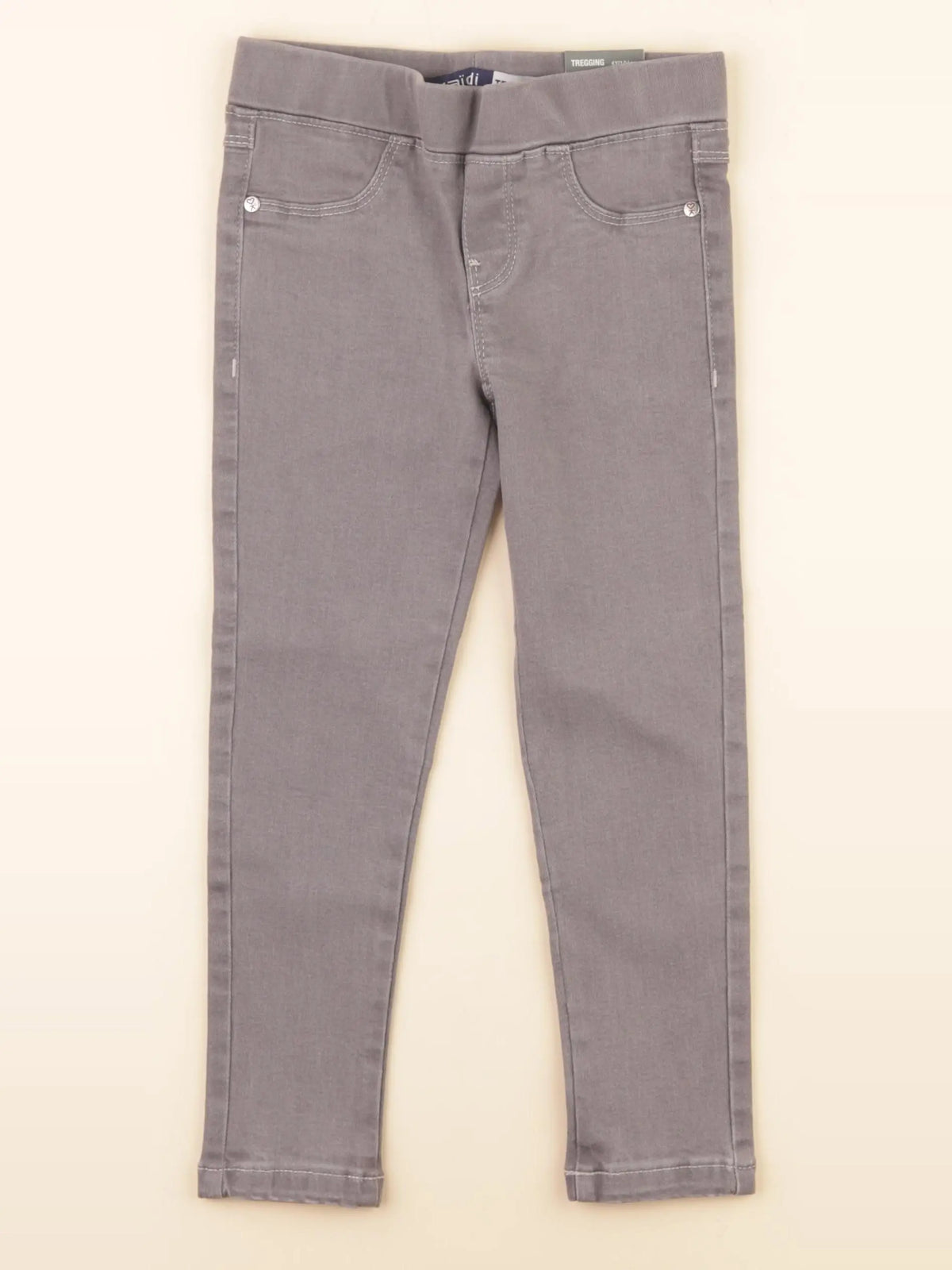 Okaidi - jegging gris - 4 ans