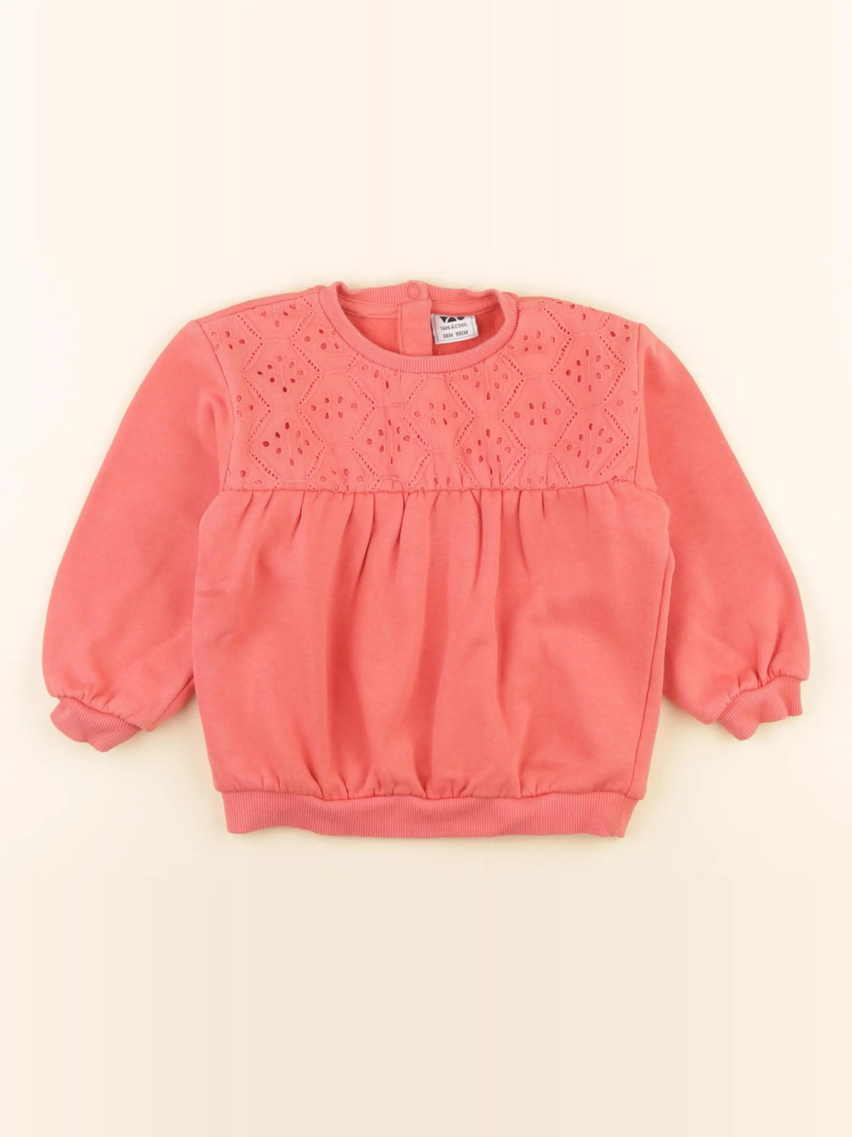 Tape à l'oeil - sweat rose - 36 mois