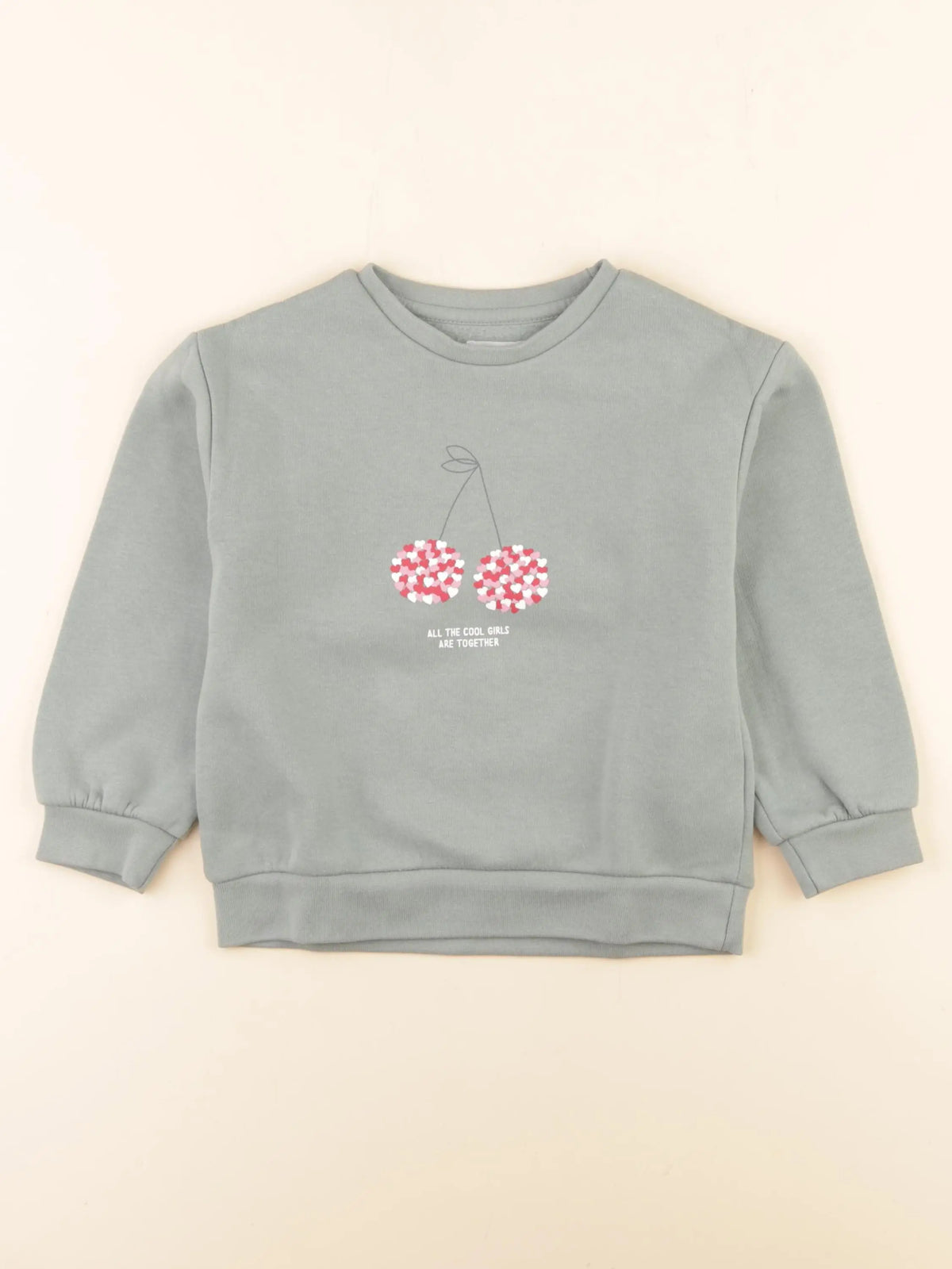 Vertbaudet - sweat vert - 6 ans