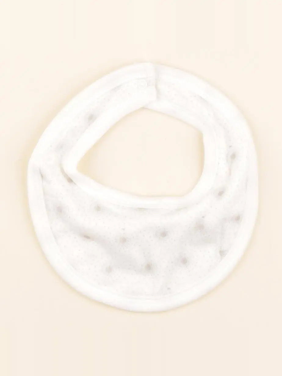 Petit Bateau - bavoir blanc - 0/6 mois