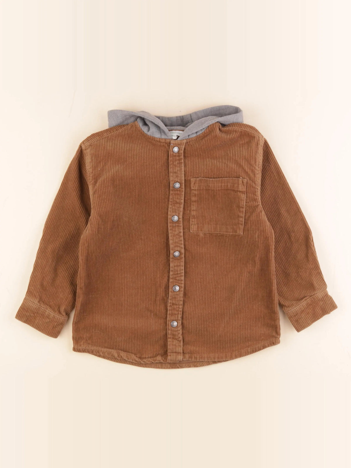 Vertbaudet - chemise marron - 6 ans