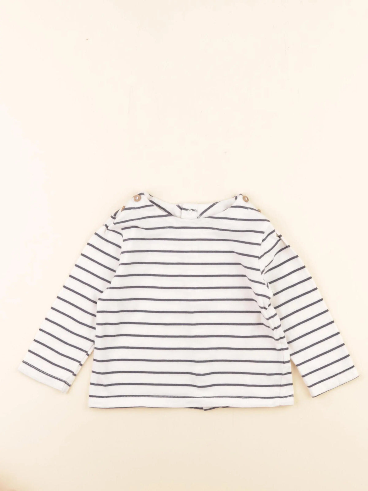 Vertbaudet - tee-shirt blanc - 12 mois