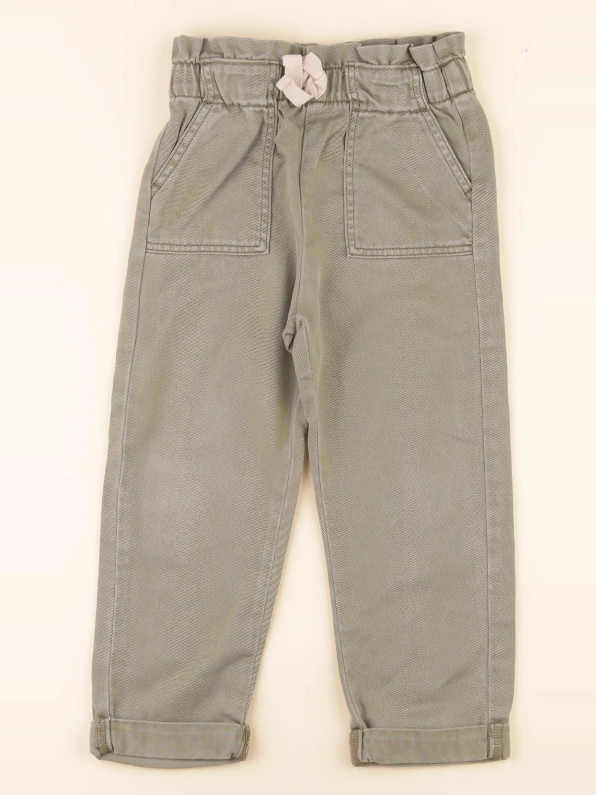 Vertbaudet - pantalon vert - 5 ans