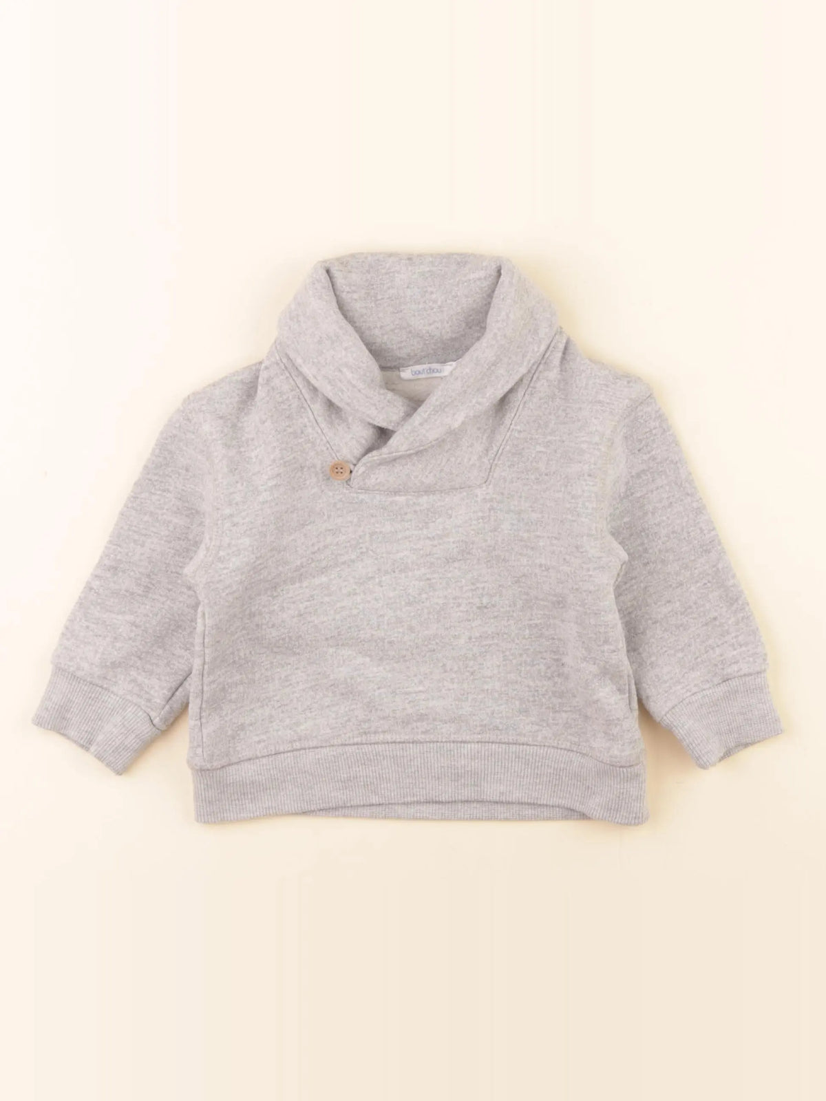 Boutchou - sweat gris - 12 mois