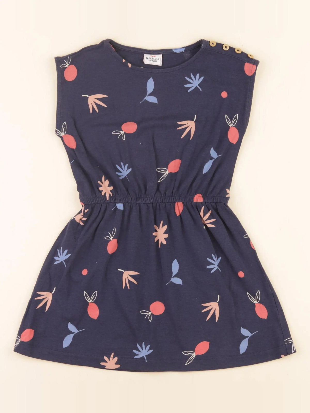 Tape à l'oeil - robe multicolore - 3 ans