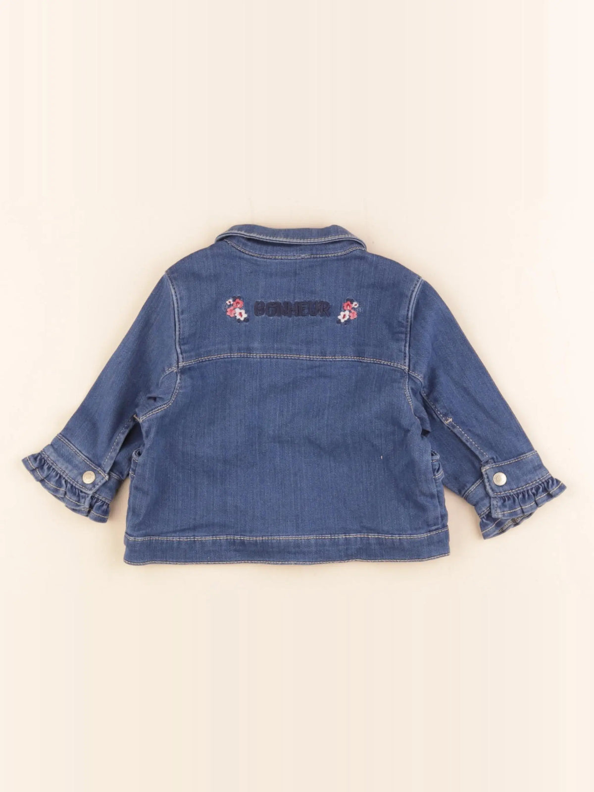 Tape à l'oeil - veste imprimé au dos bleu - 9 mois
