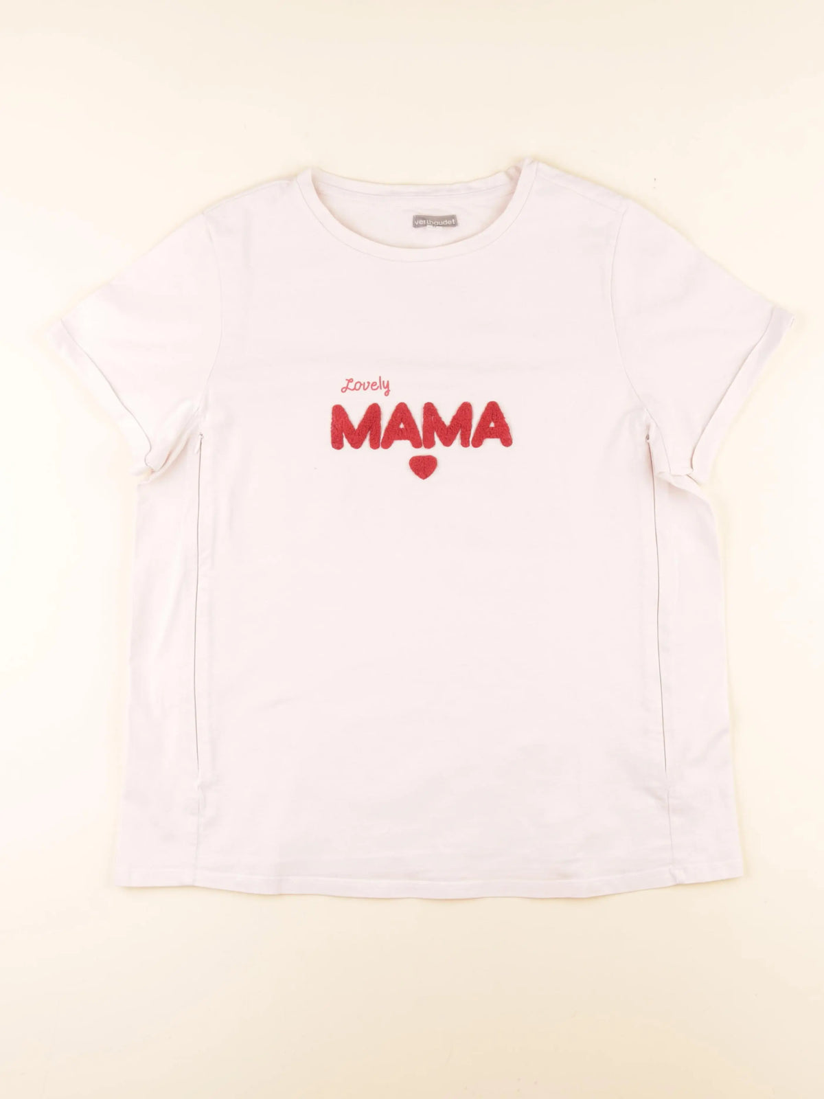 Vertbaudet - tee-shirt grossesse, allaitement rose - 42 à 44