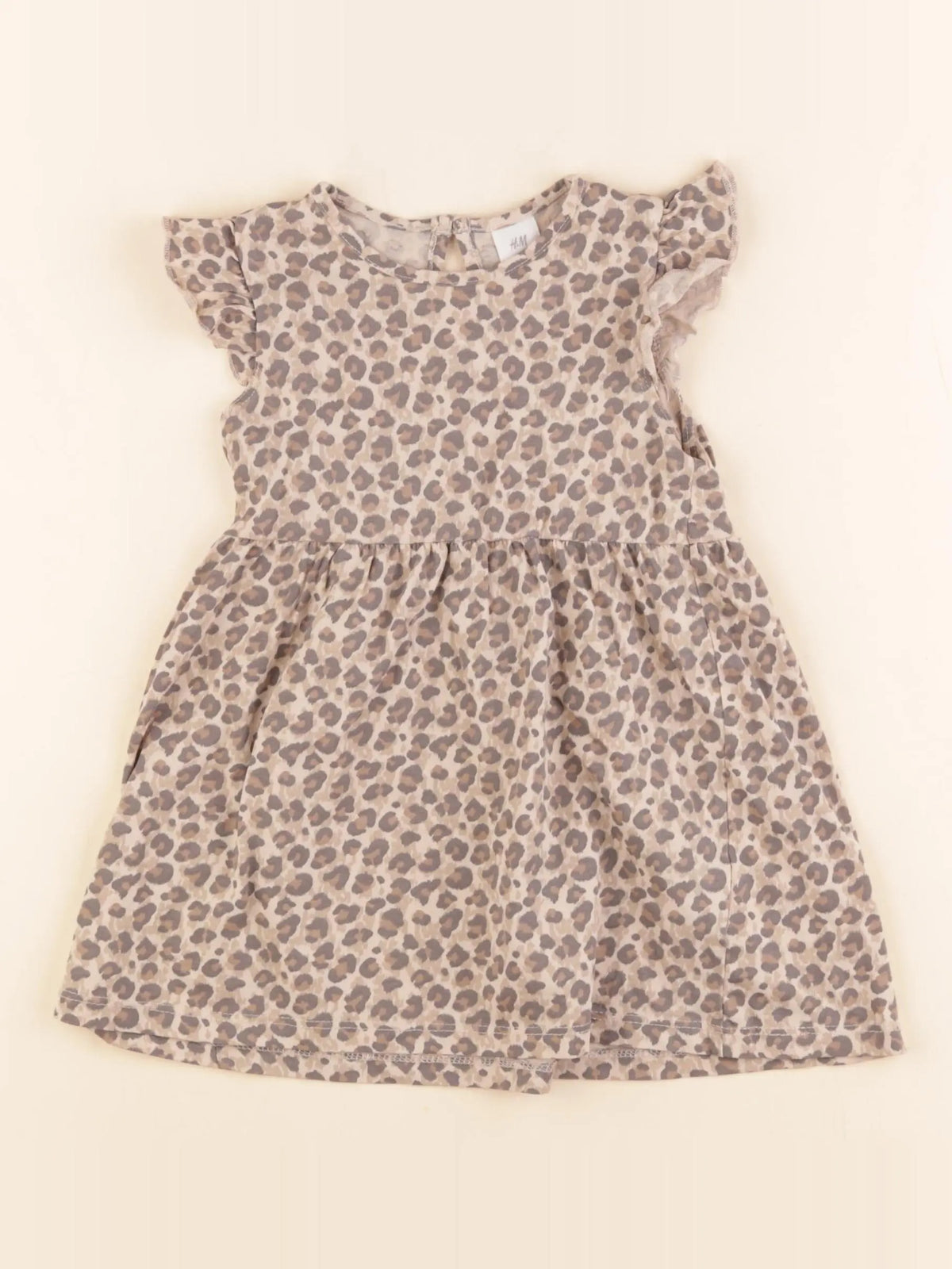 H&M - robe marron - 12/18 mois