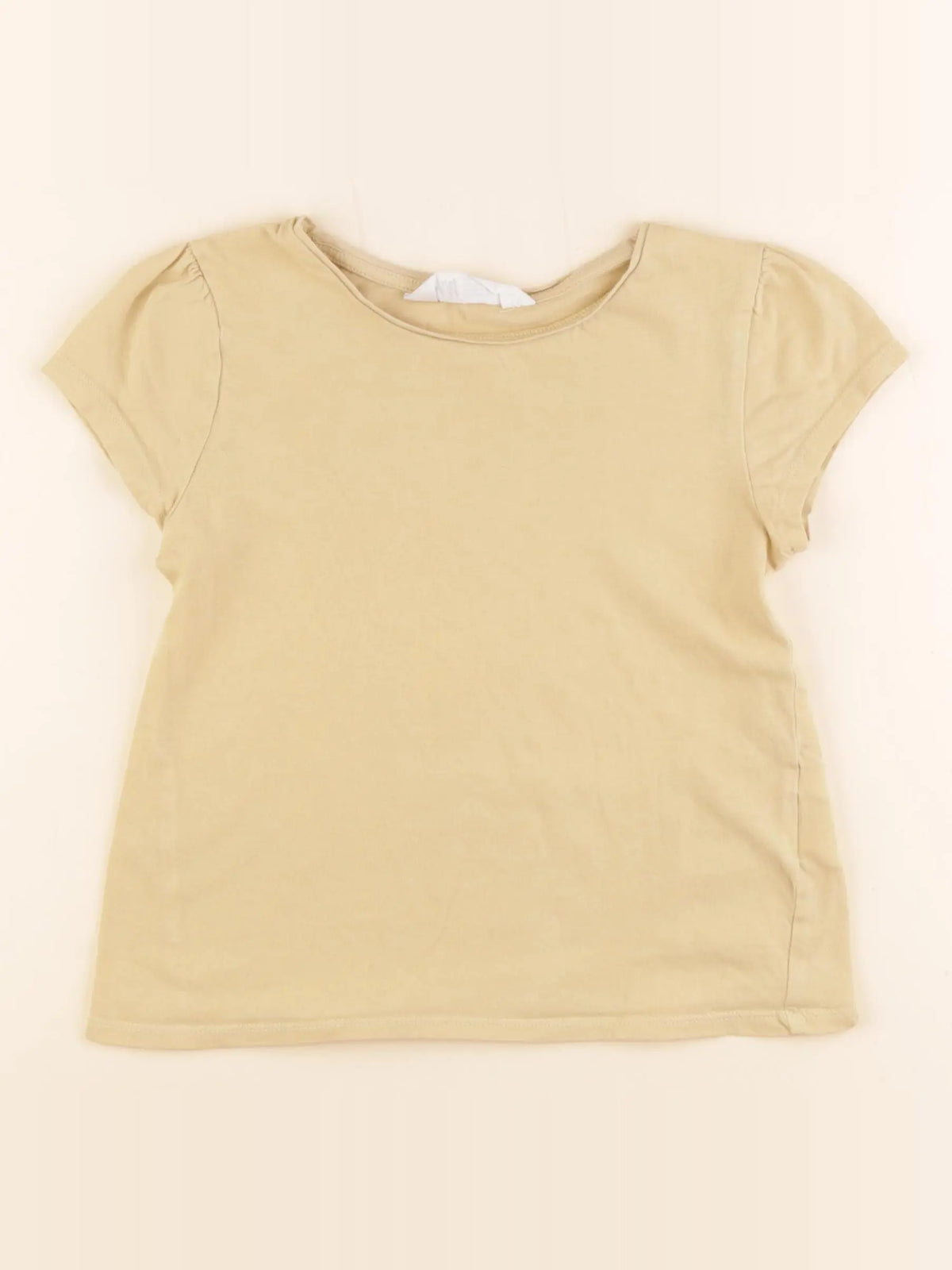H&M - tee-shirt jaune - 6/8 ans