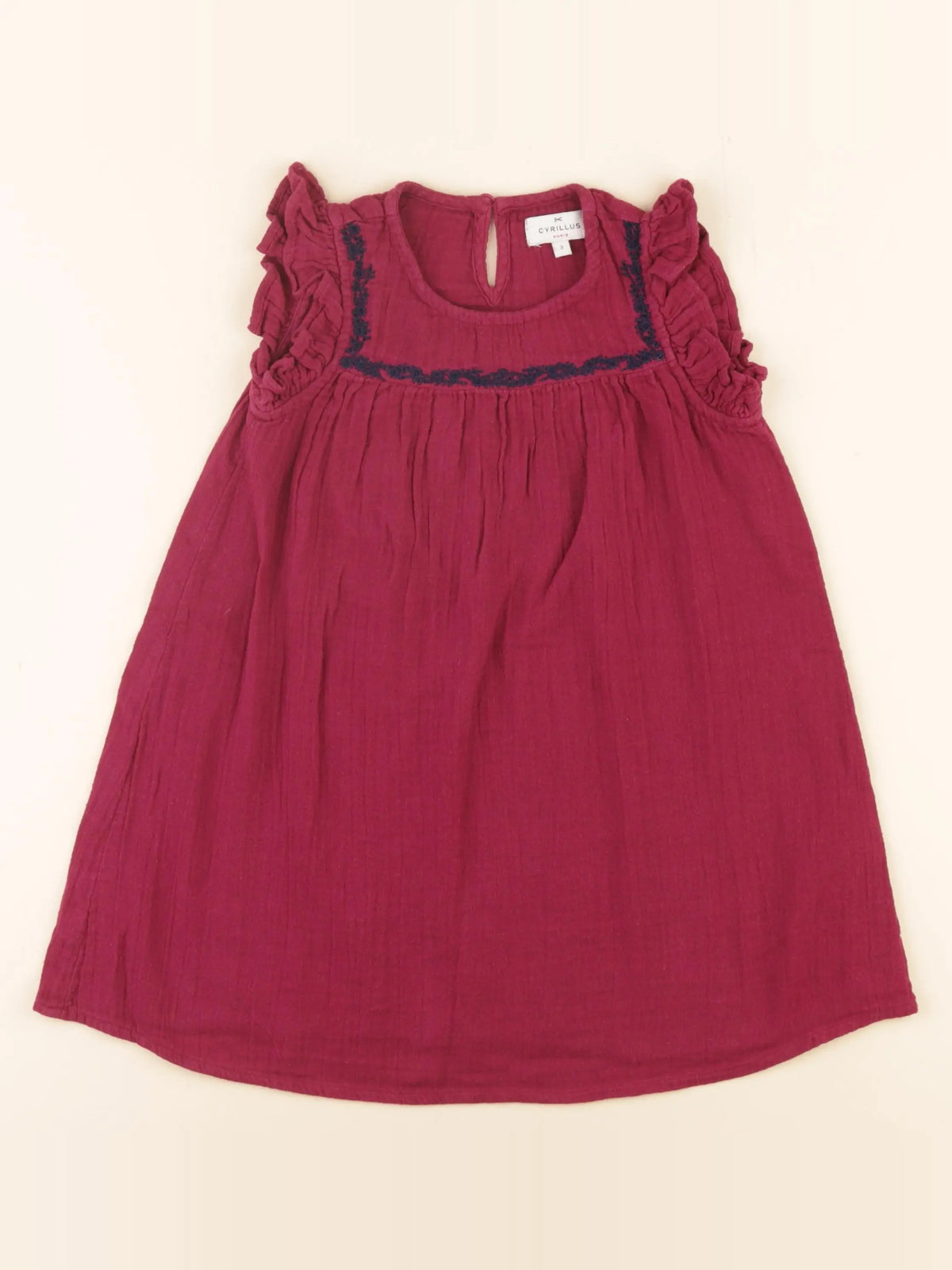 Cyrillus - robe rose - 3 ans