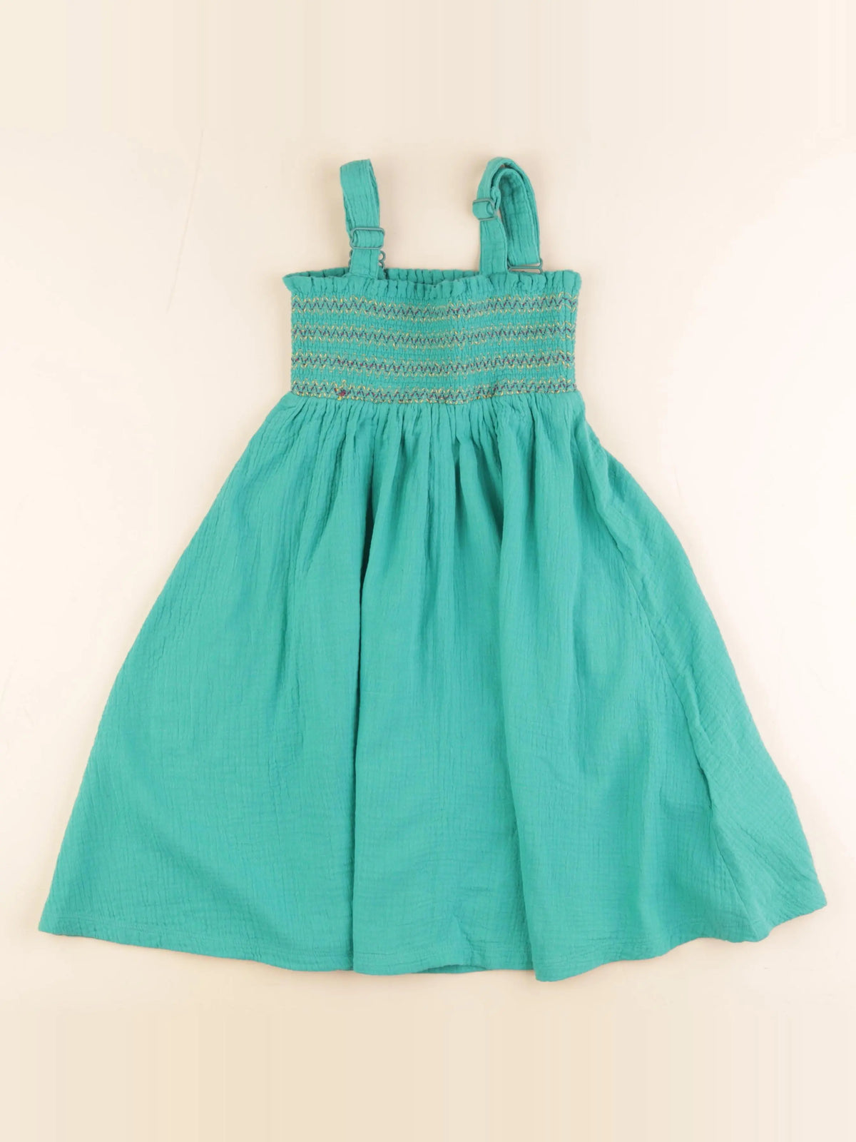 Okaidi - robe vert - 8 ans