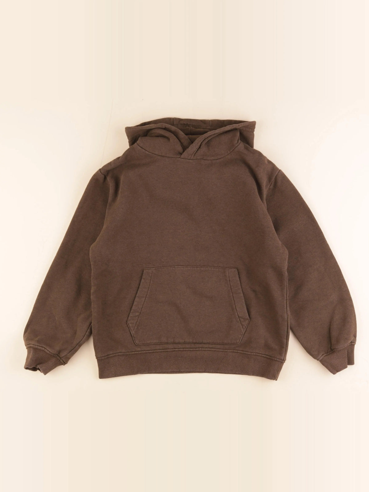Monoprix - sweat marron - 10 ans