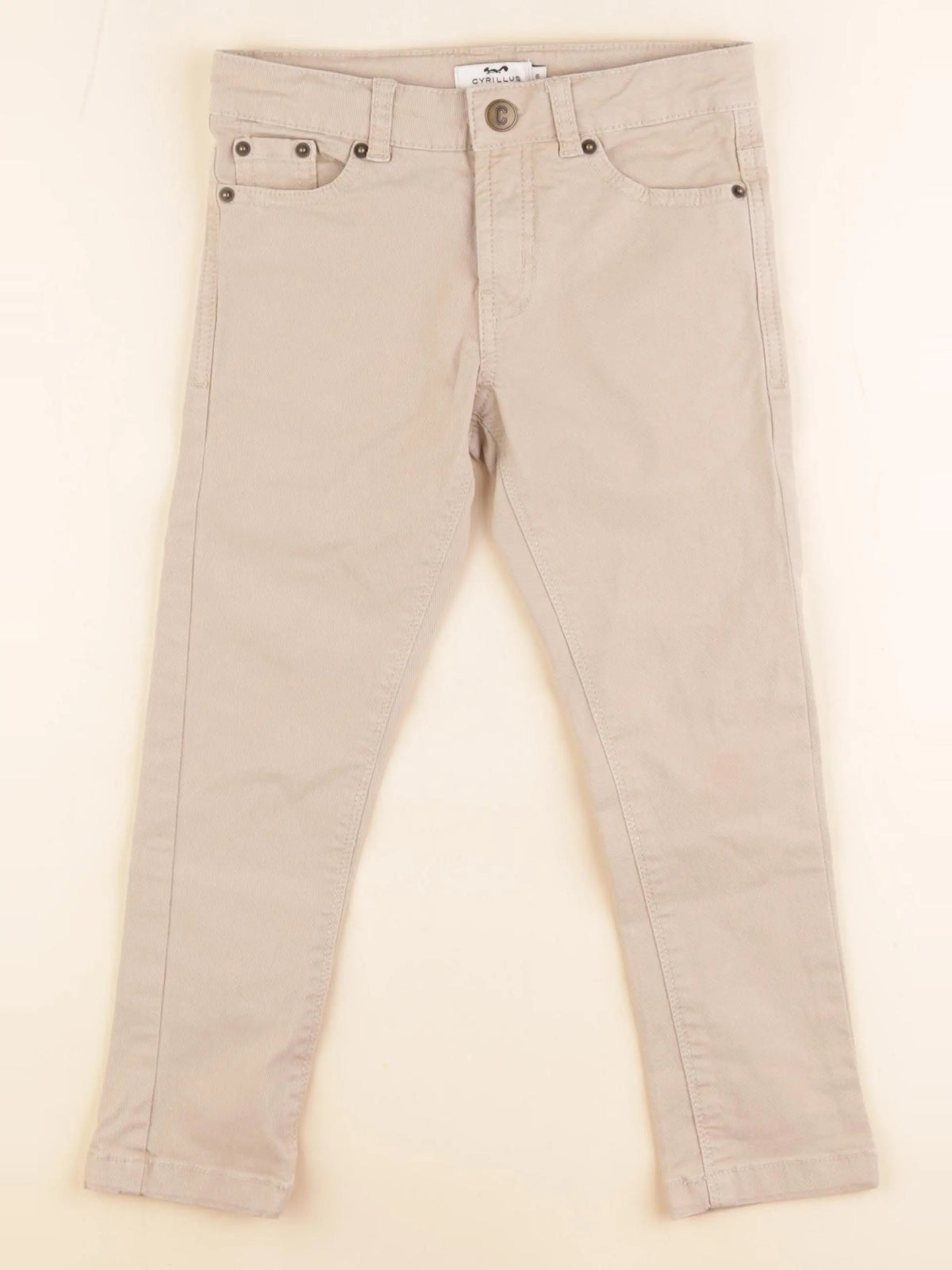 Cyrillus - jean beige - 6 ans